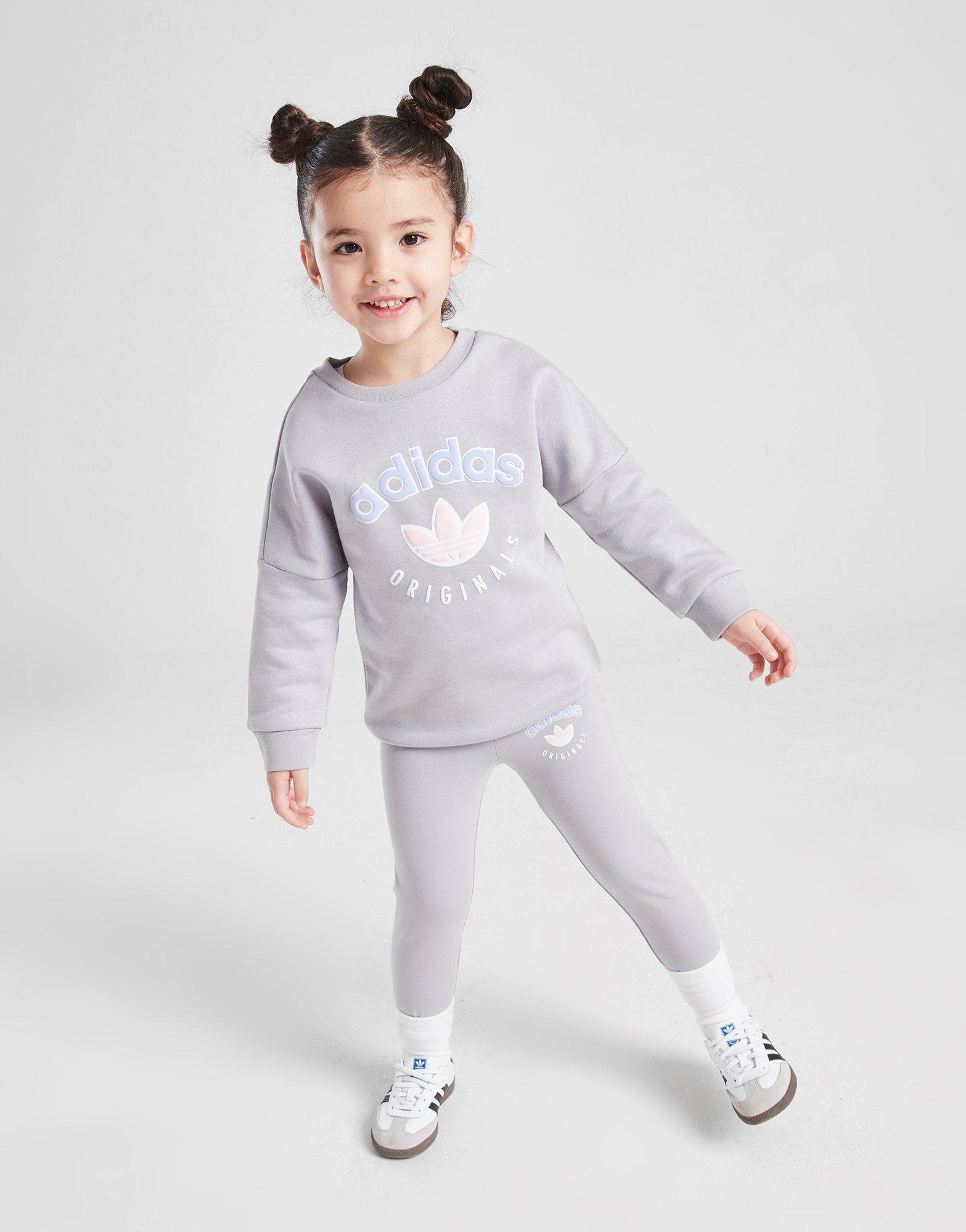 adidas Originals Girls' Varsity Overhead Crew Set Infant