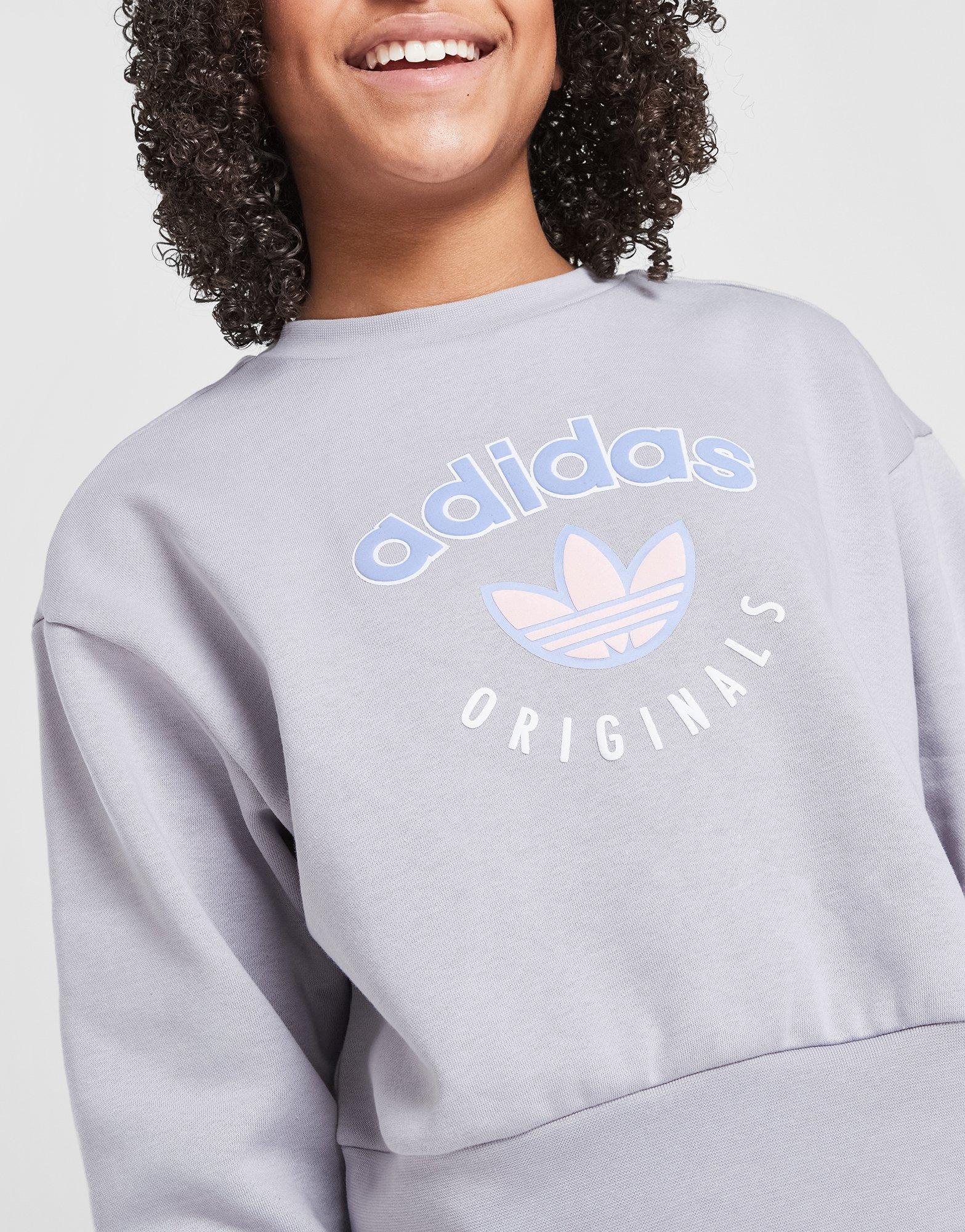 adidas Originals Girls' CRP Crew Sweatshirt Junior