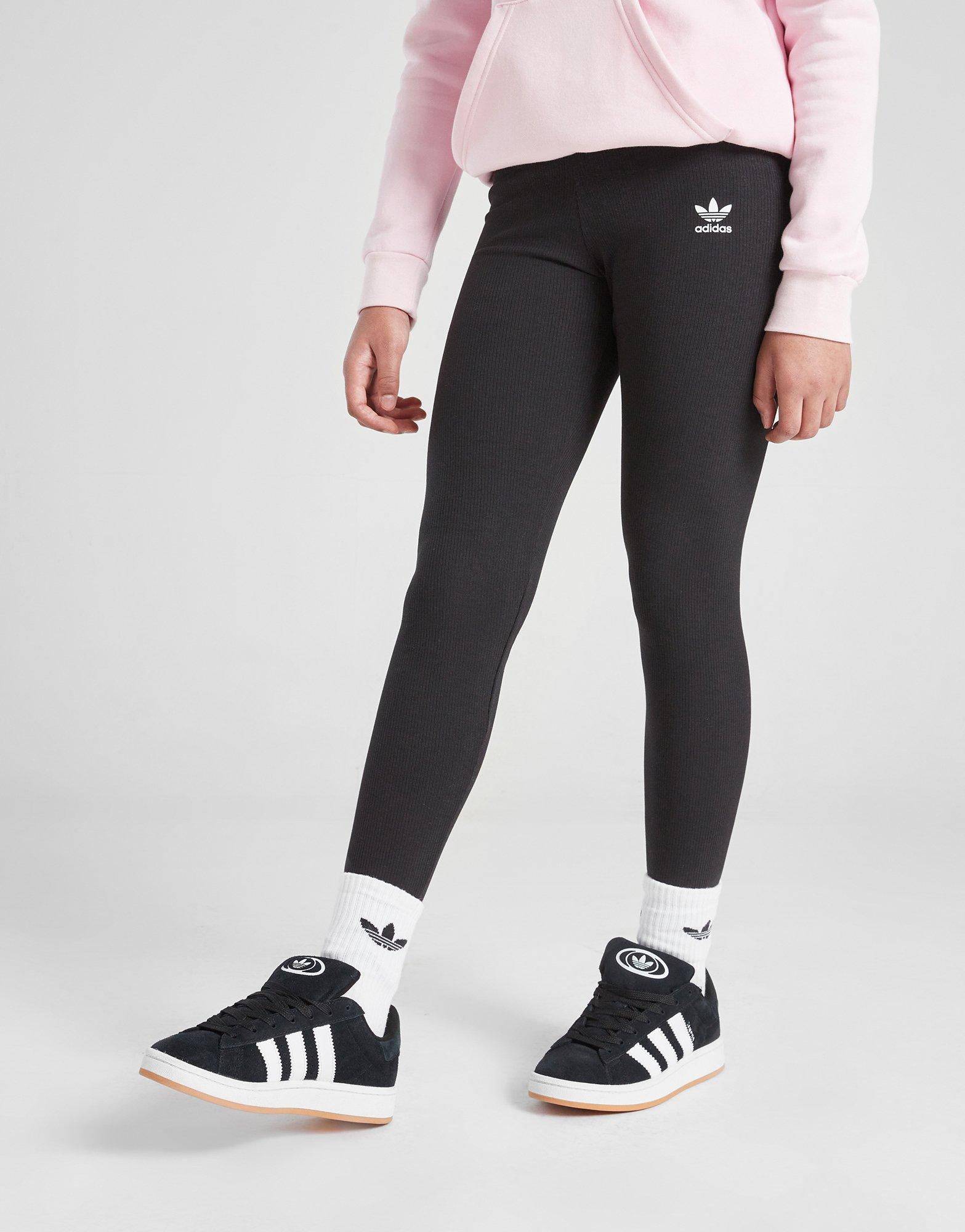 adidas Originals Girls' Ribbed Leggings Junior