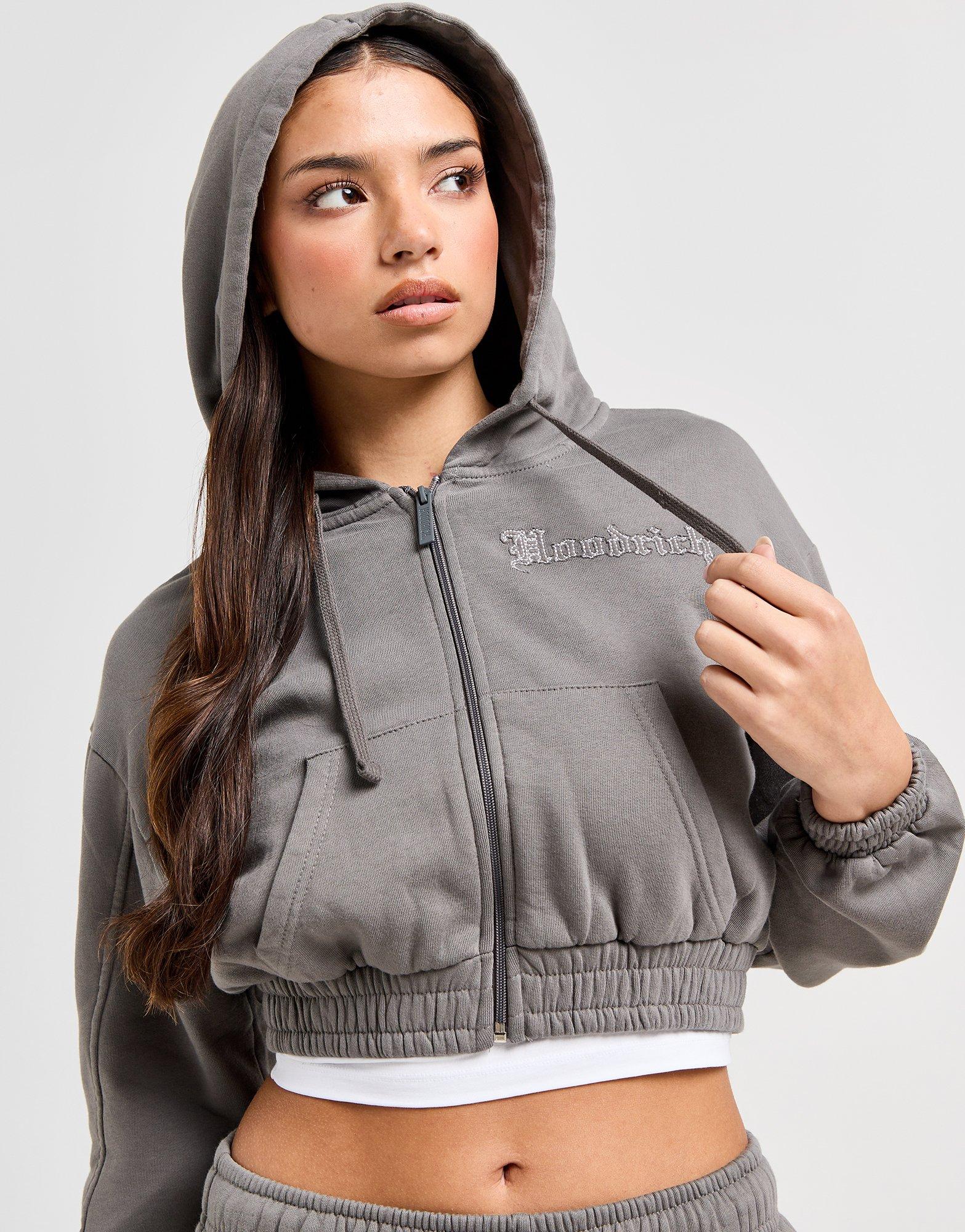 Hoodrich Tagra Full Zip Cropped Hoodie