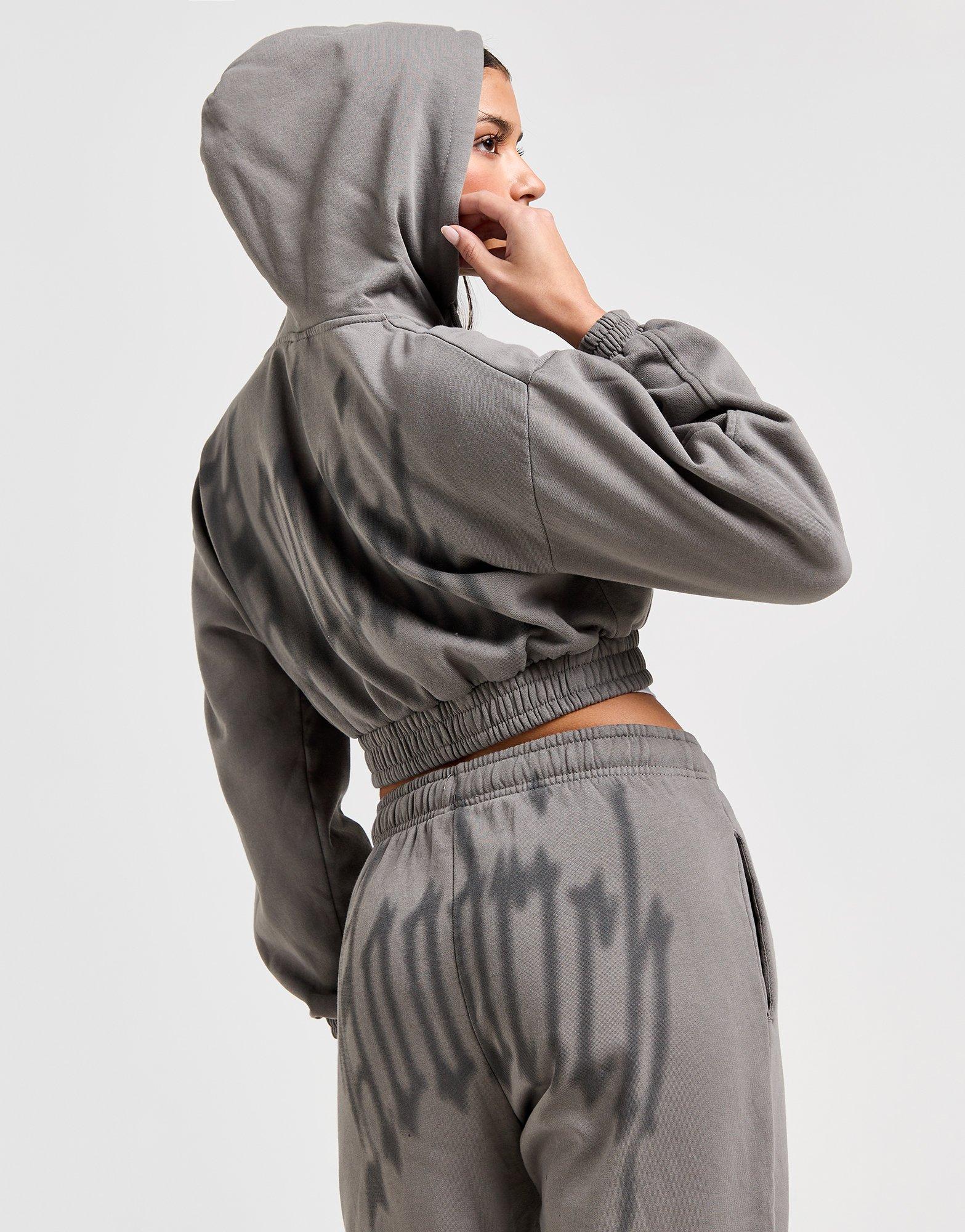 Cropped Zip Hoodie