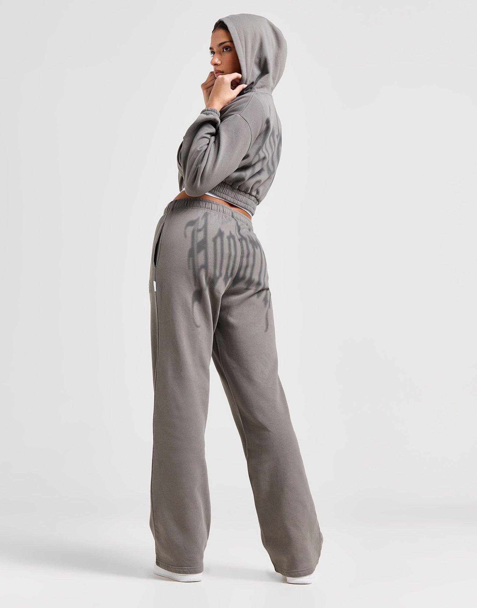 STRINGS WIDE TRACK PANTS / GRAY