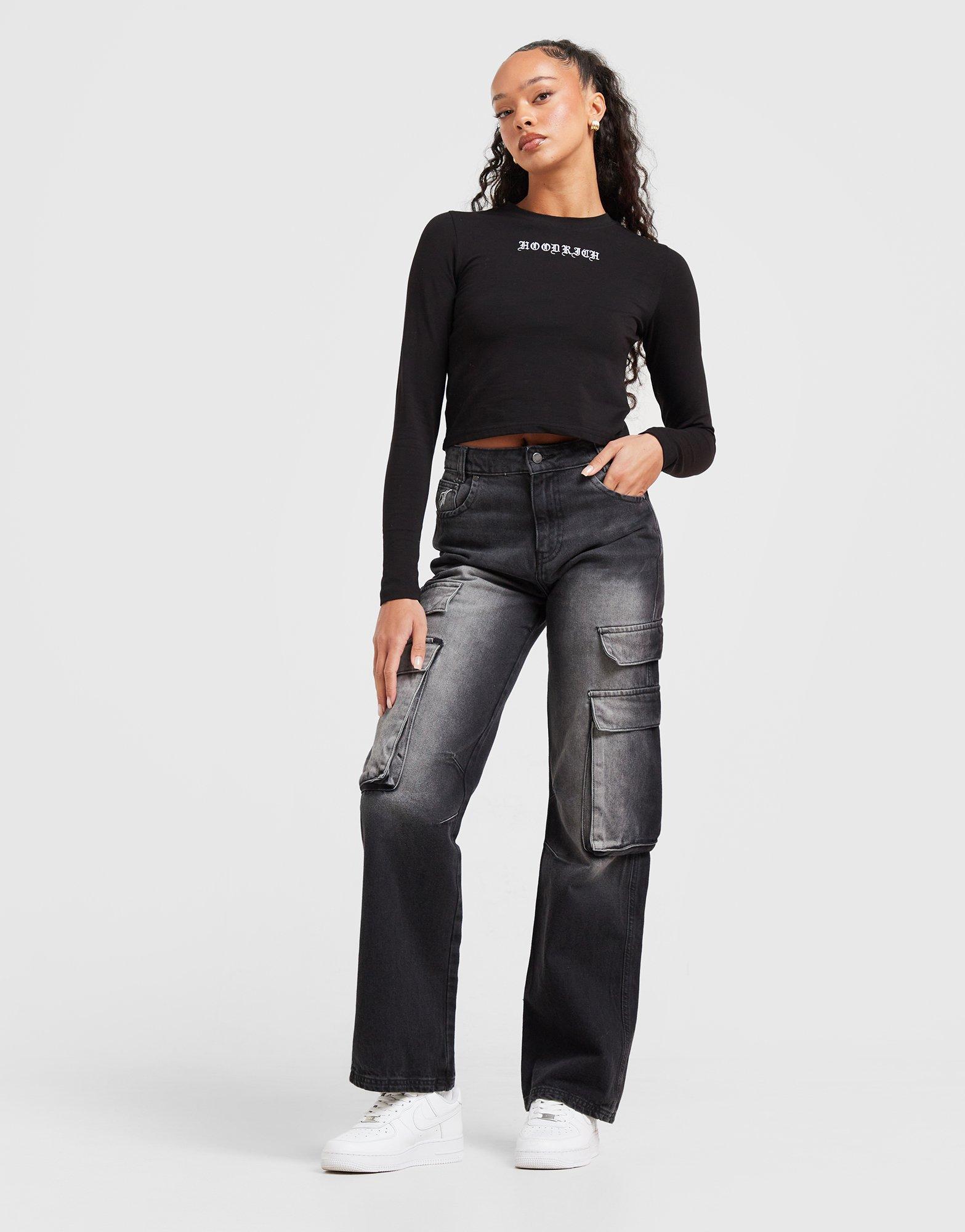 Hoodrich Script Cargo Jeans