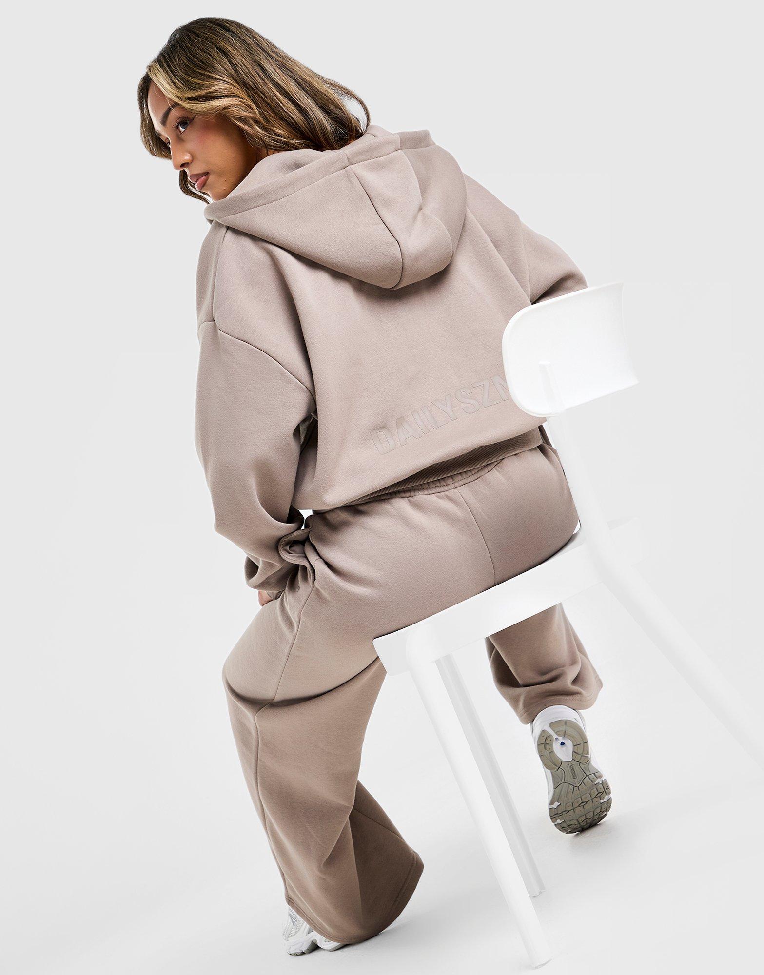 DAILYSZN Felpa con Cappuccio Crop