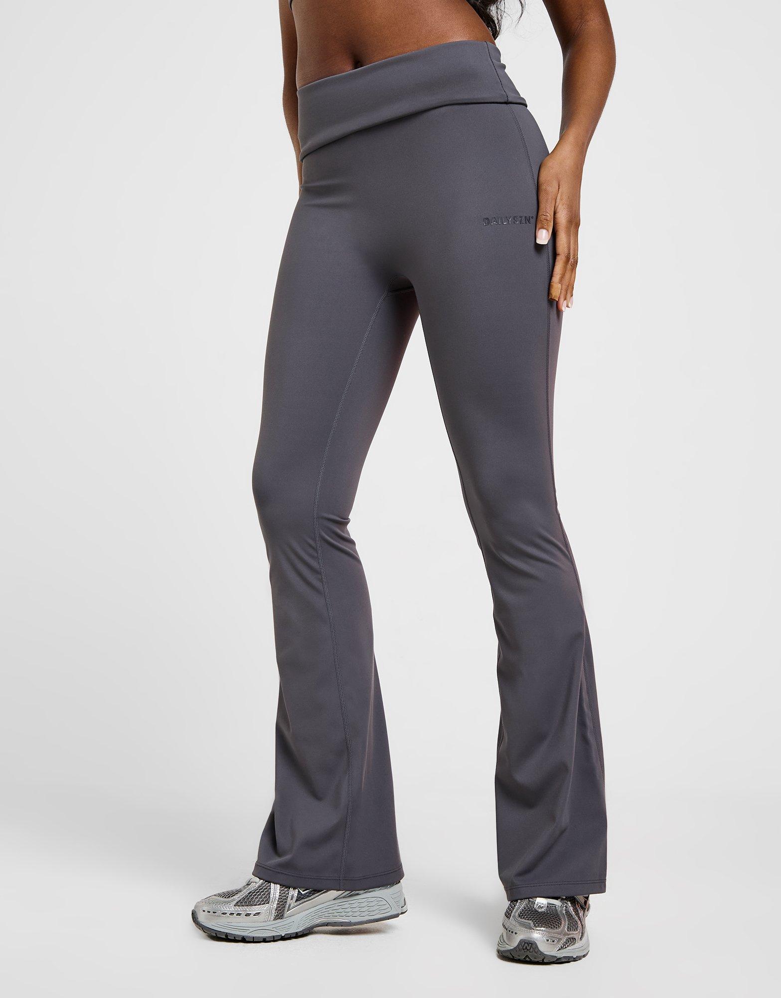 DAILYSZN Foldover Flare Leggings