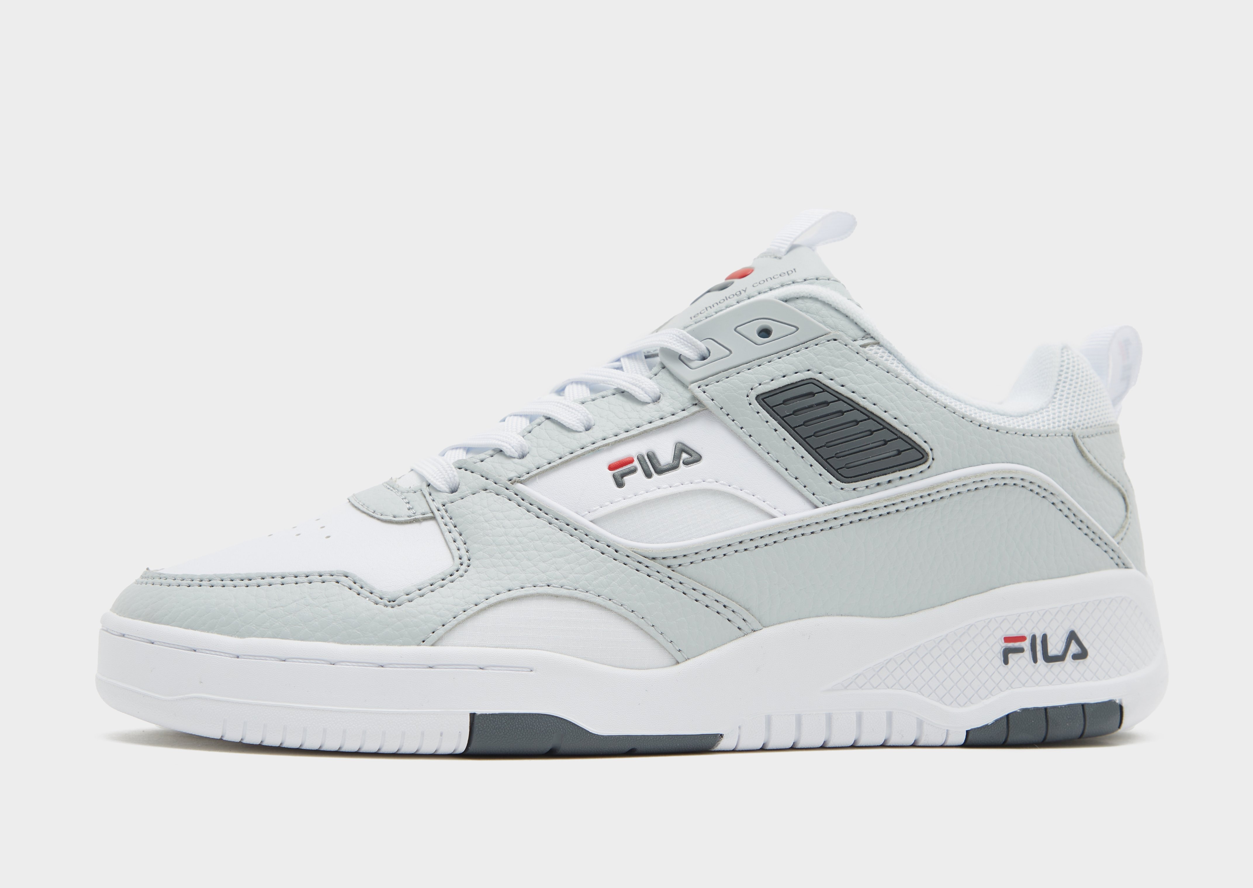 jd sports white fila trainers