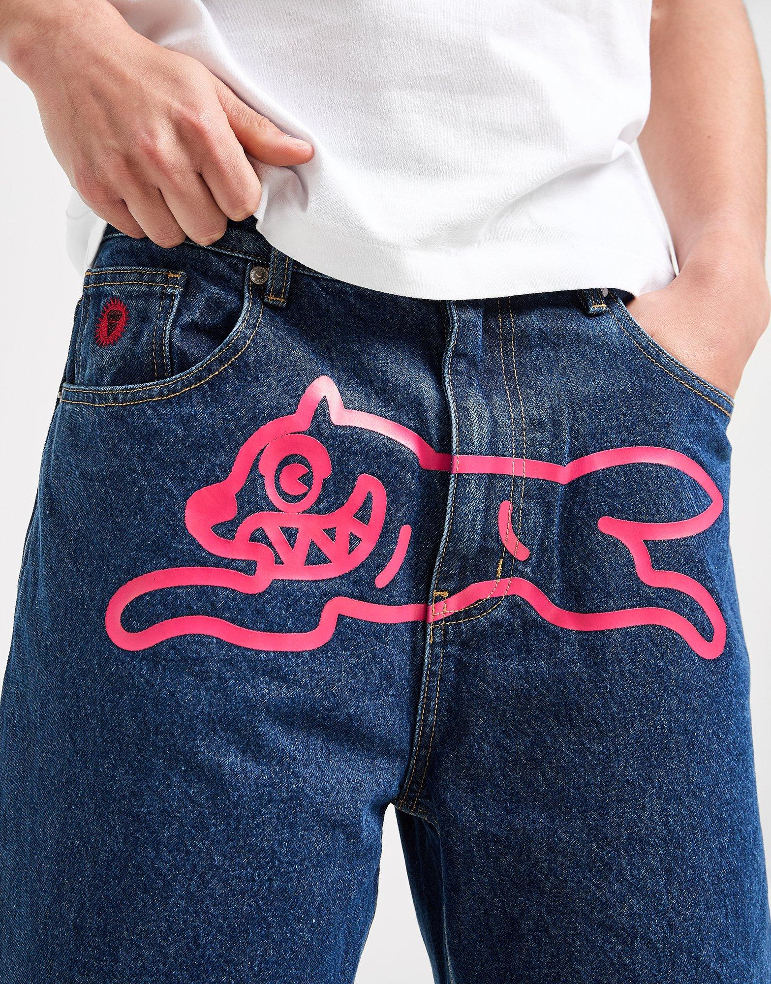 ICECREAM Running Dog Denim Shorts