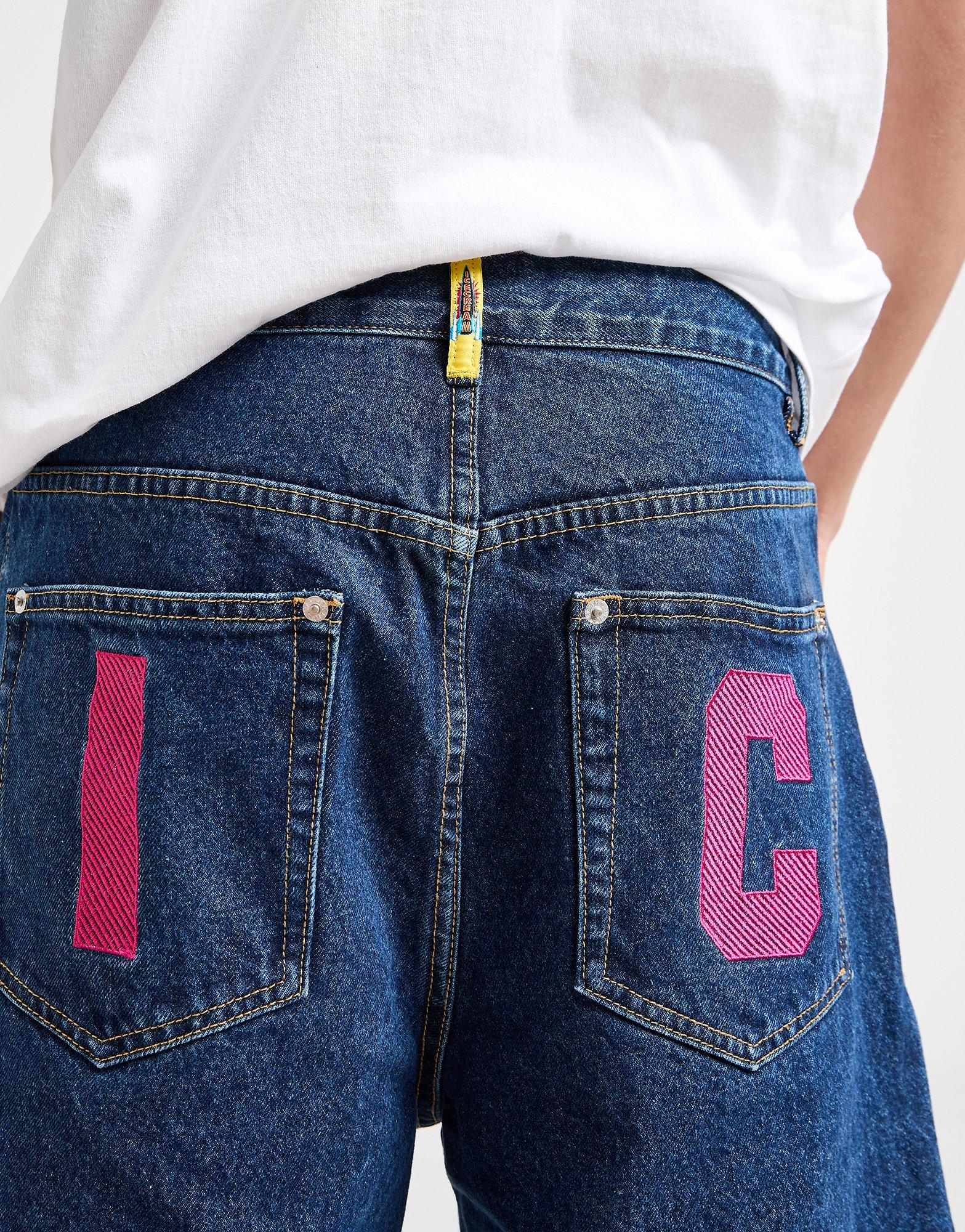 ICECREAM Running Dog Denim Shorts