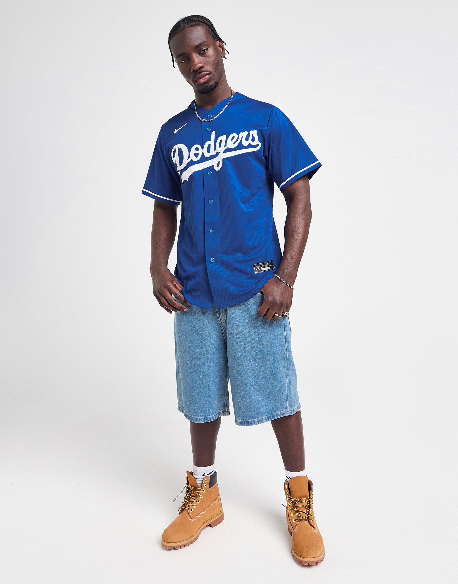Blue Nike MLB LA Dodgers Betts #50 Alternate Jersey - JD