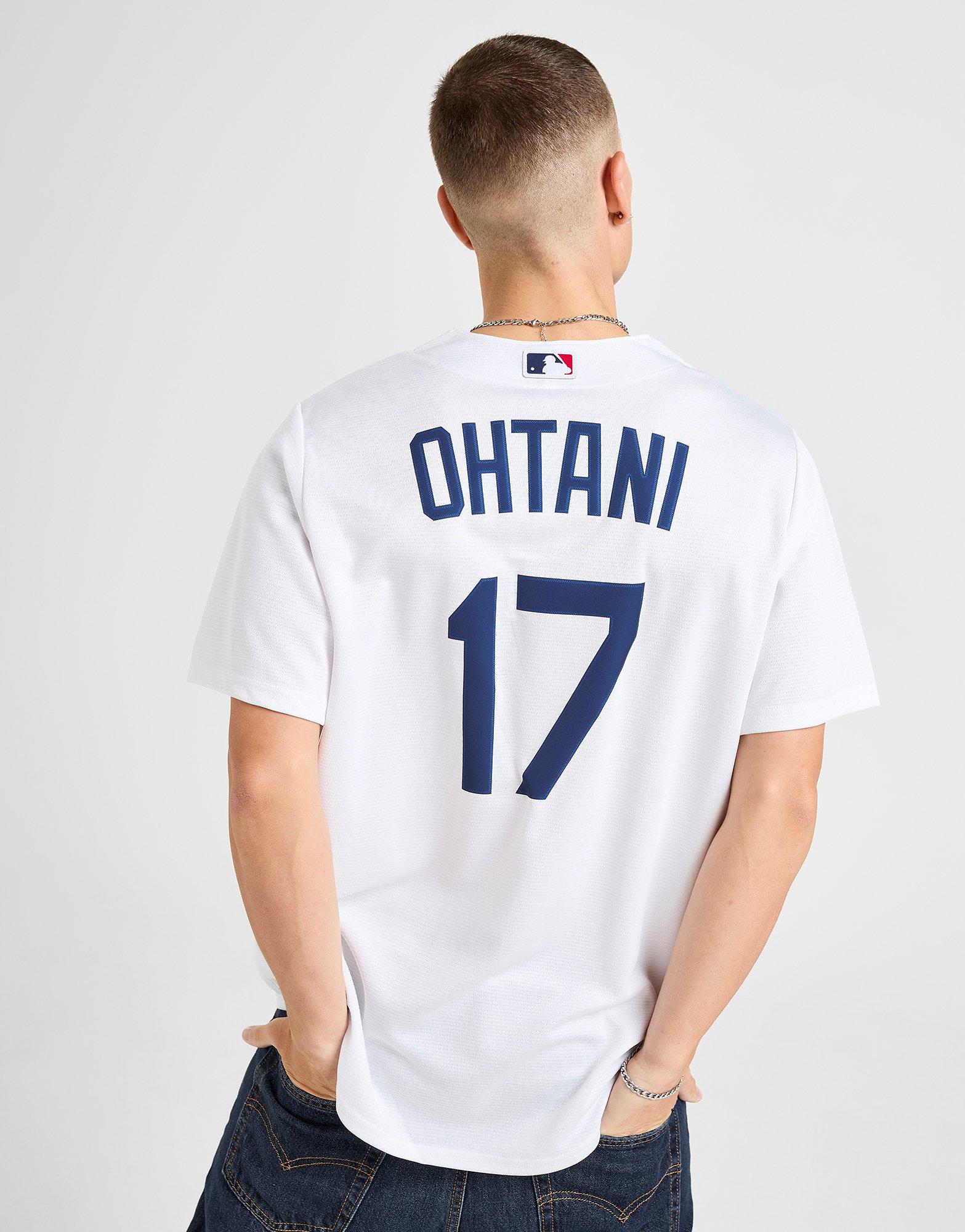 White Nike MLB LA Dodgers Ohtani #17 Home Jersey | JD Sports UK