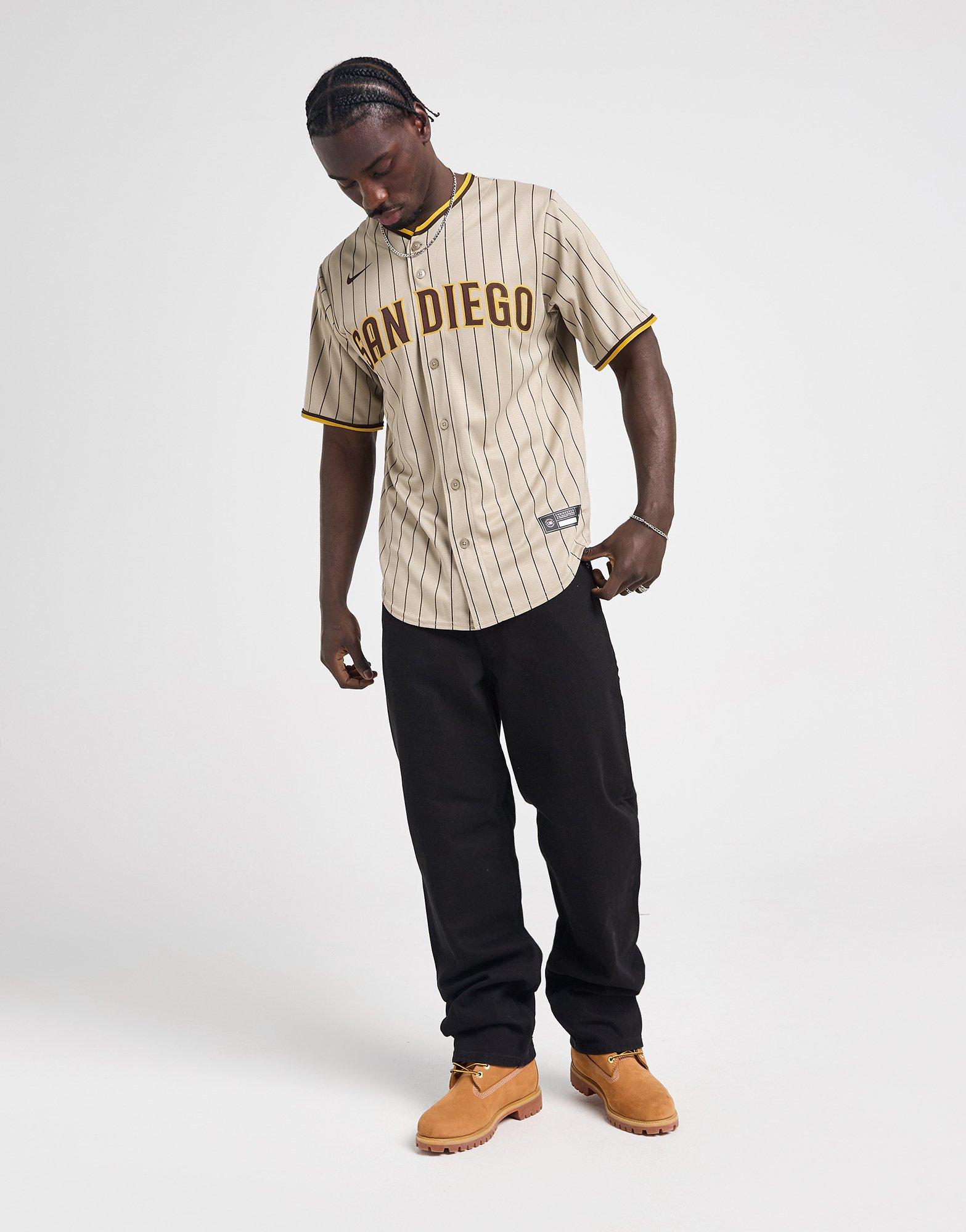 Brown Nike MLB San Diego Padres Tatis Jr #23 Alternate