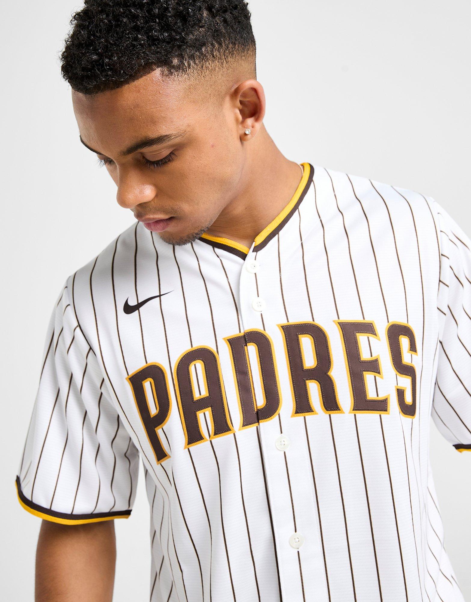 White Nike San Diego Padres Tatis Jr #23 Home Jersey - JD