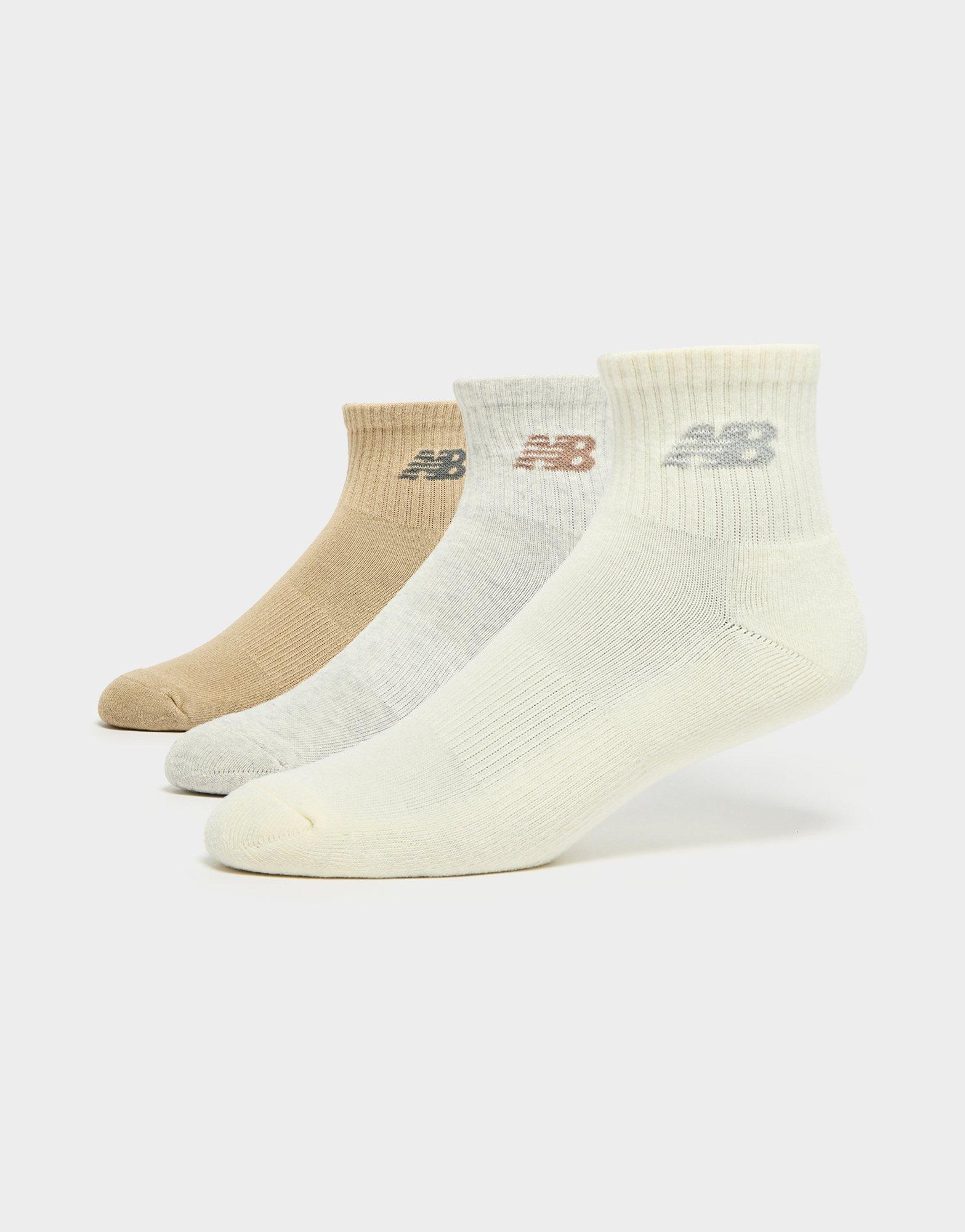 New Balance 3 Pack Everyday Quarter Socks