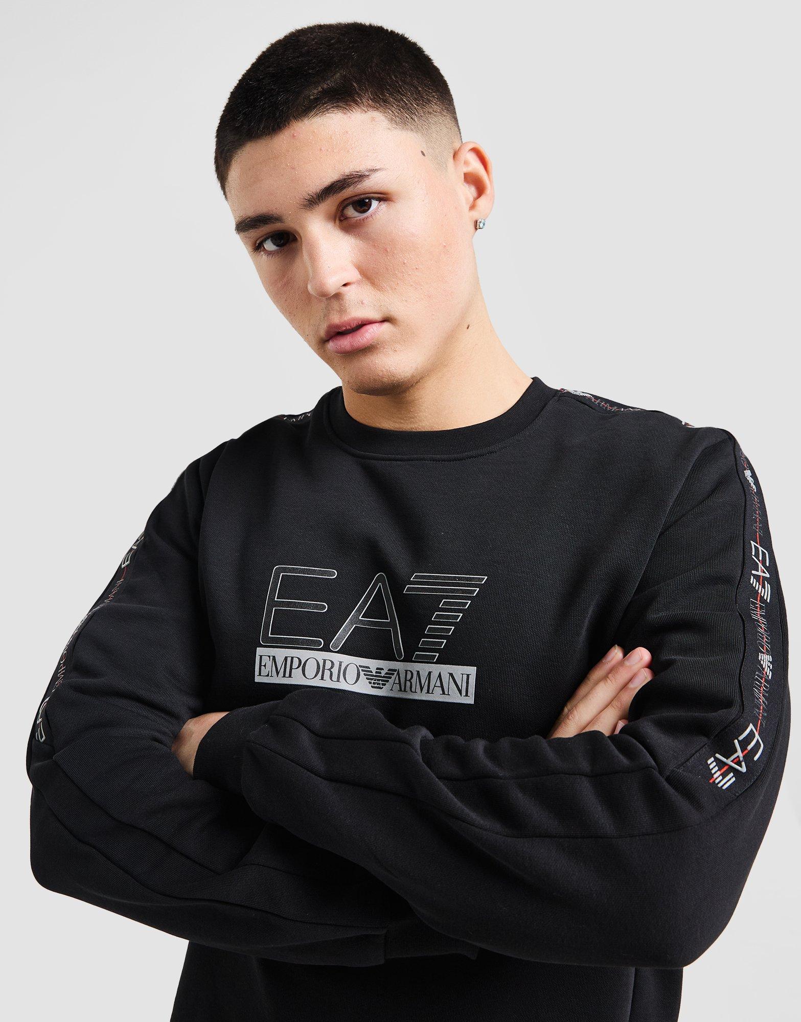 EA7 Emporio Armani Sweatshirt Tape Large Logo Crew
