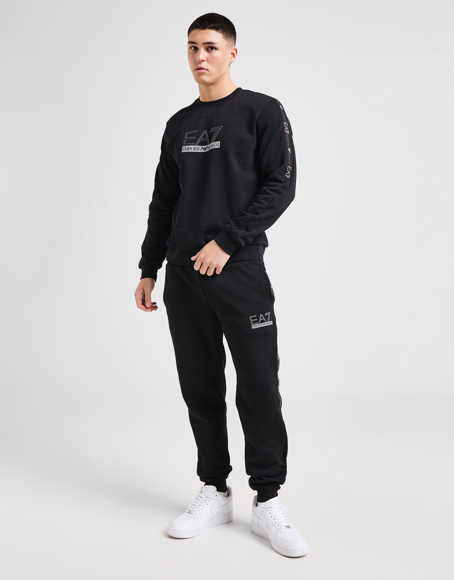 EA7 Emporio Armani Sweatshirt Tape Large Logo Crew