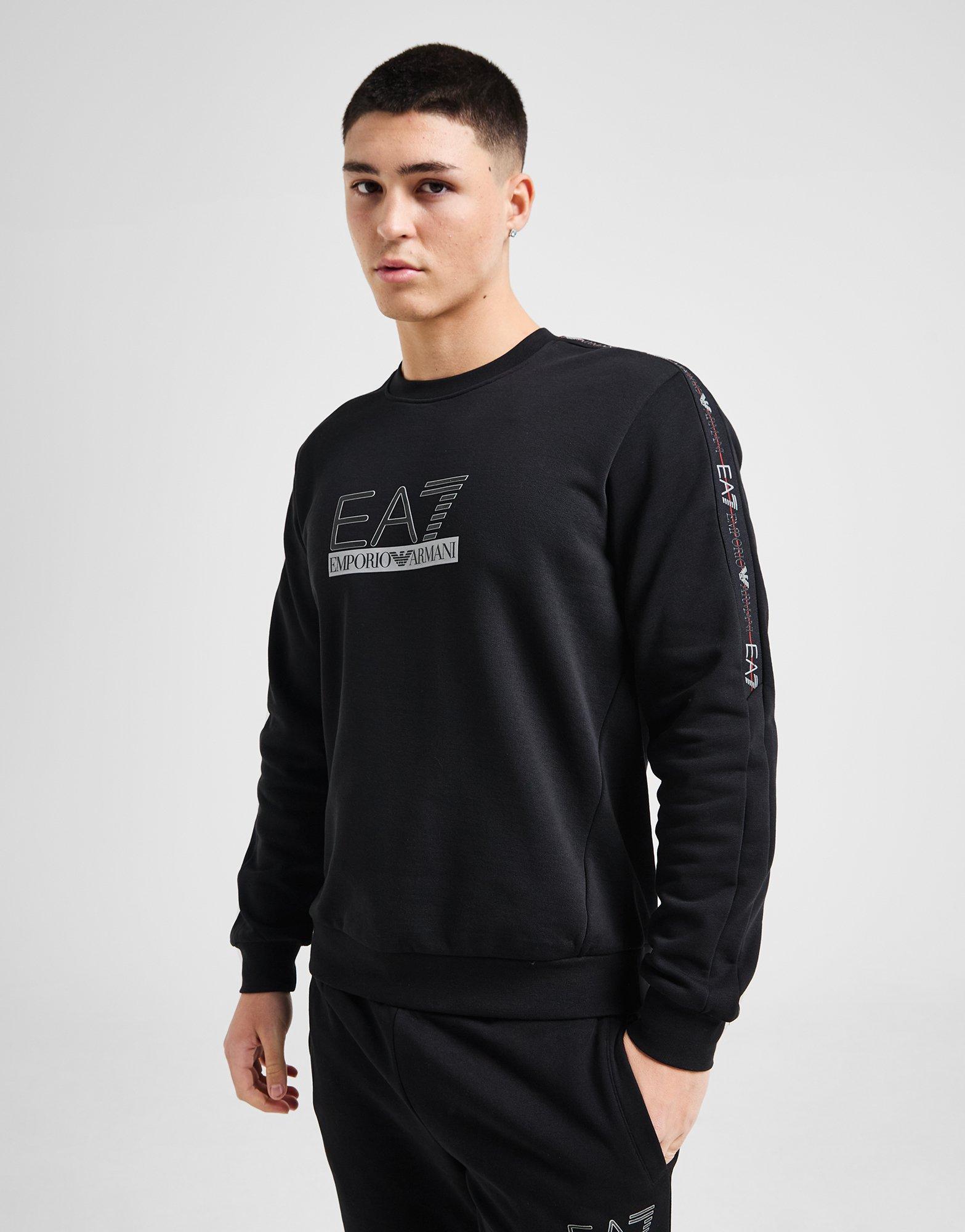 EA7 Emporio Armani Sweatshirt Tape Large Logo Crew