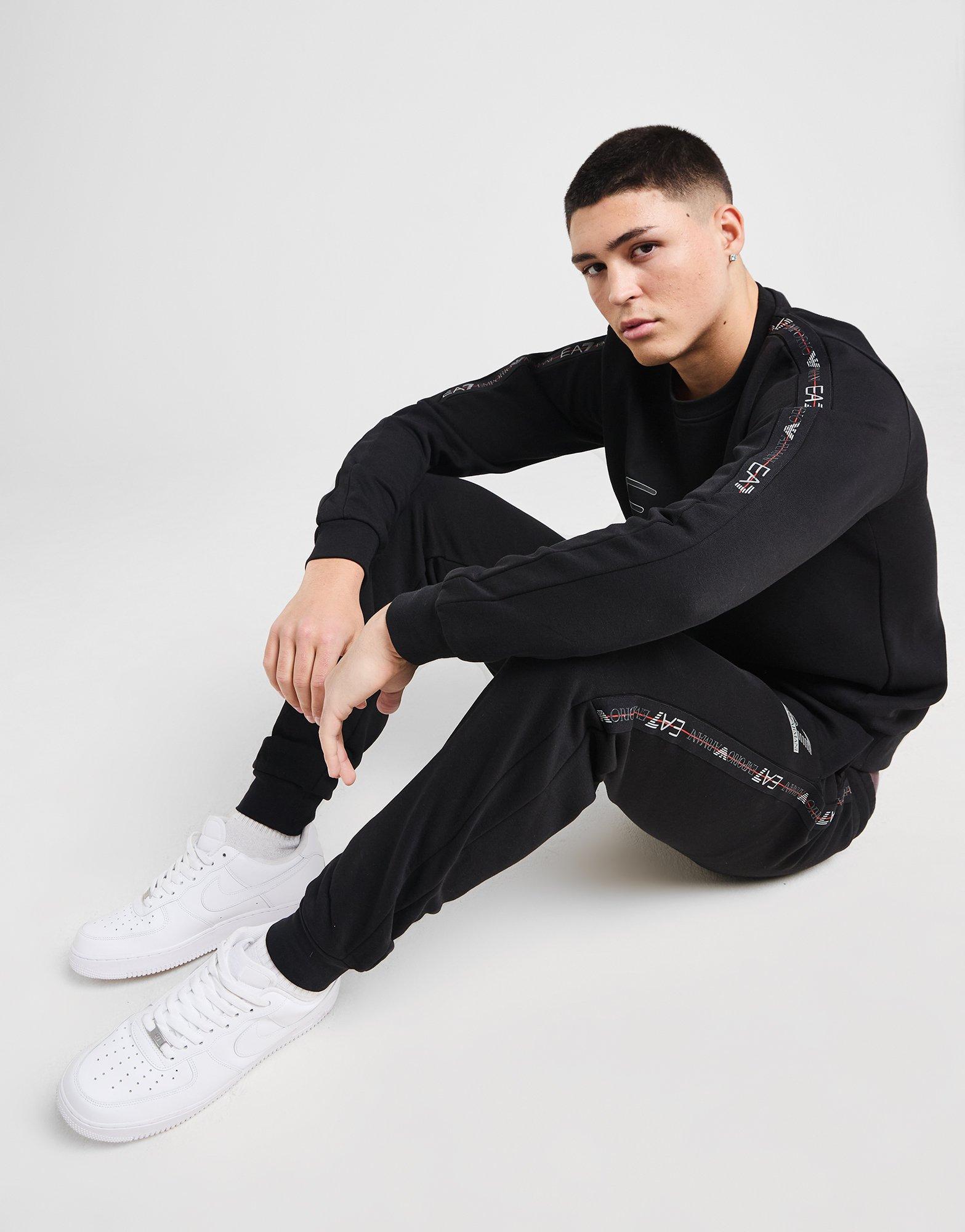 EA7 Emporio Armani Tape Logo Joggers