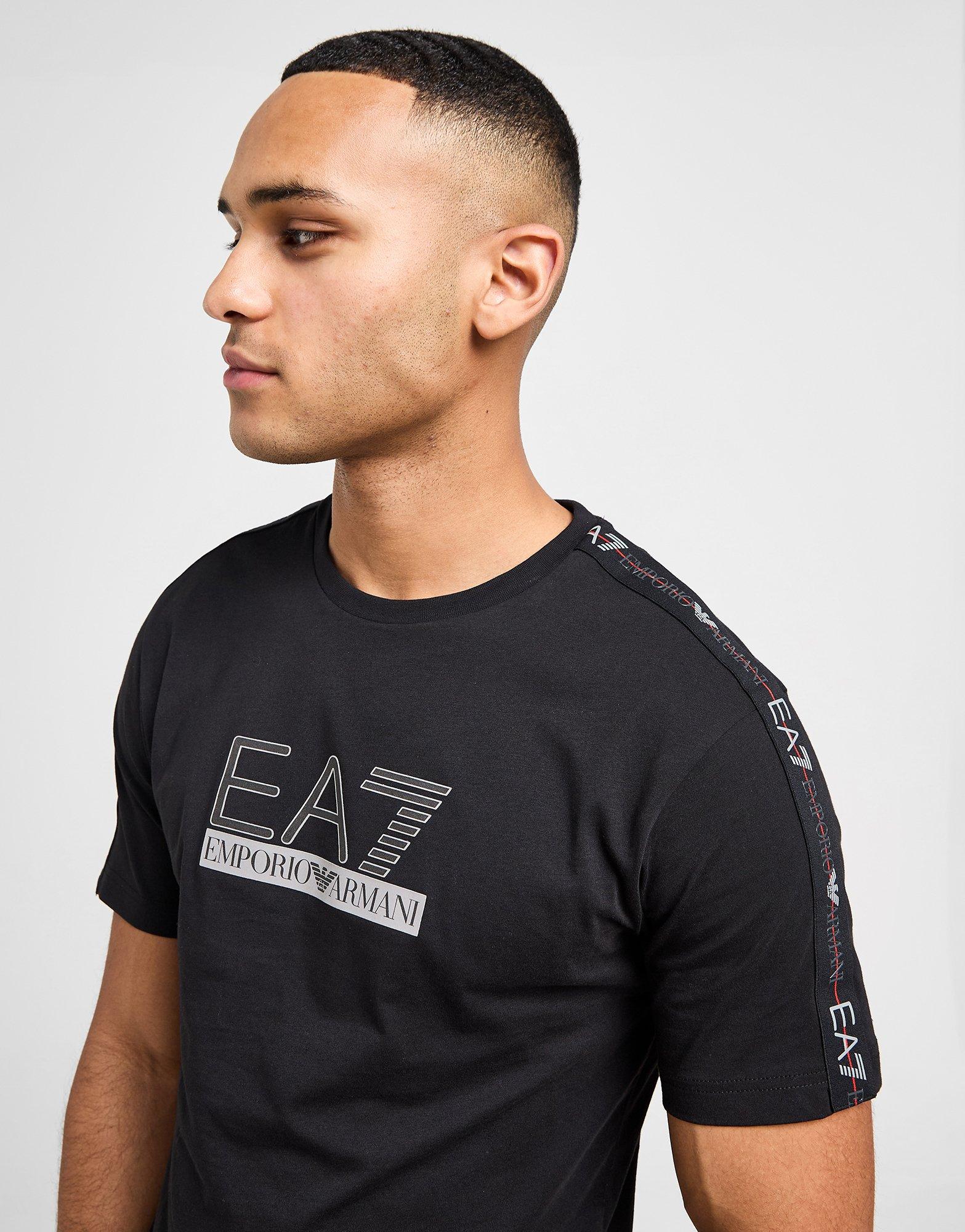 EA7 Emporio Armani Tape Large Logo T-Shirt