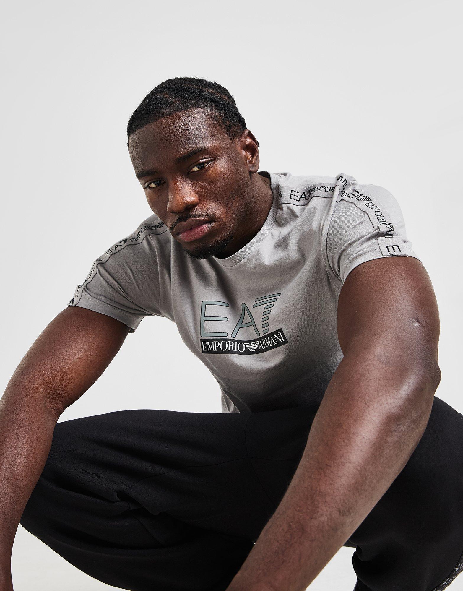 EA7 Emporio Armani Tape Large Logo T-Shirt