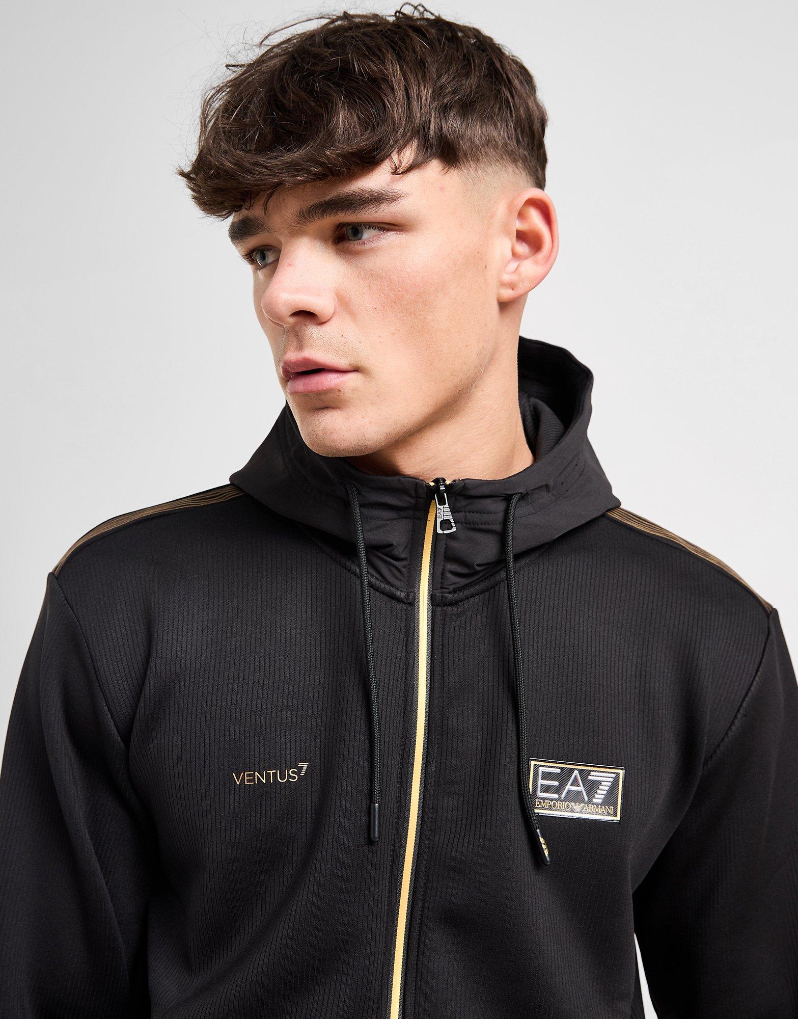 Gold Armani Hoodie Mens Zip Hoodie Jd Sports Armani Tracksuit Mens