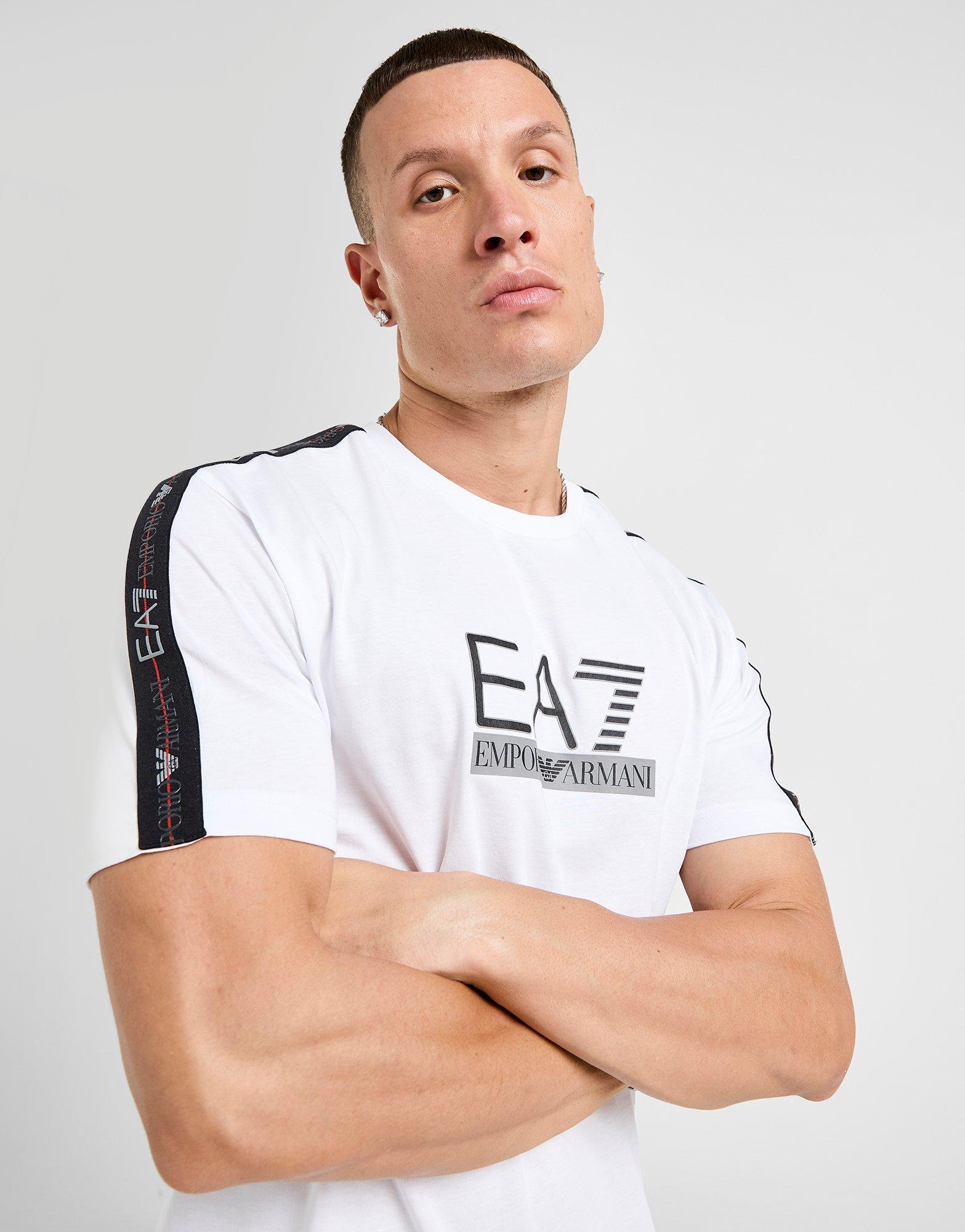 EA7 Emporio Armani T-shirt Tape à grand logo