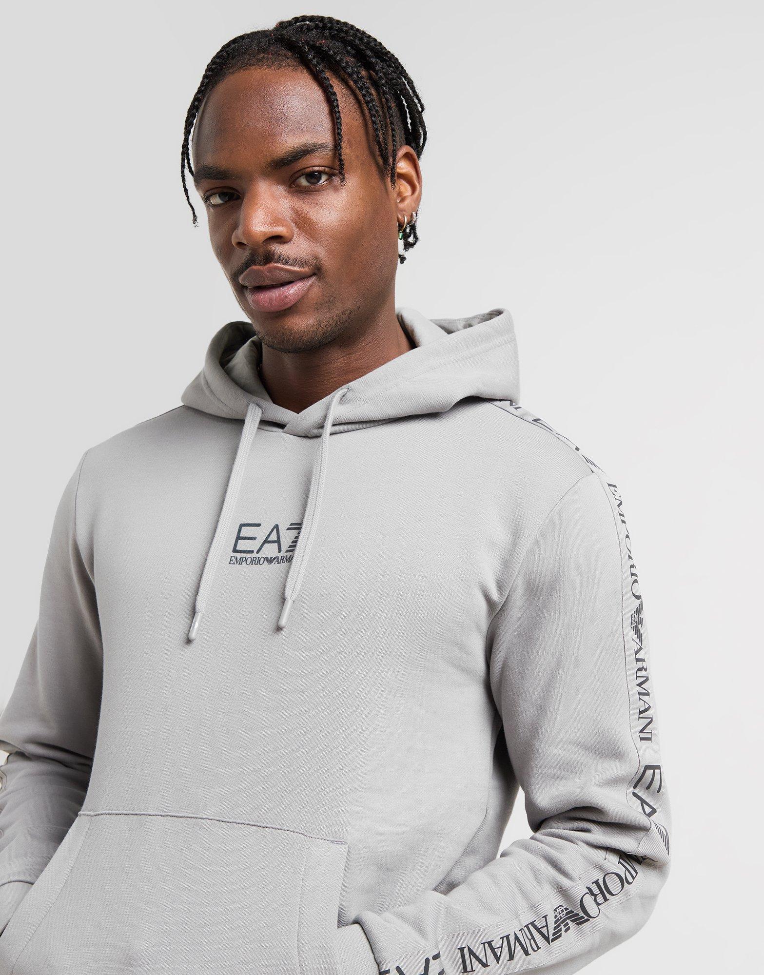 EA7 Emporio Armani Fato de Treino Reflective Logo Hooded