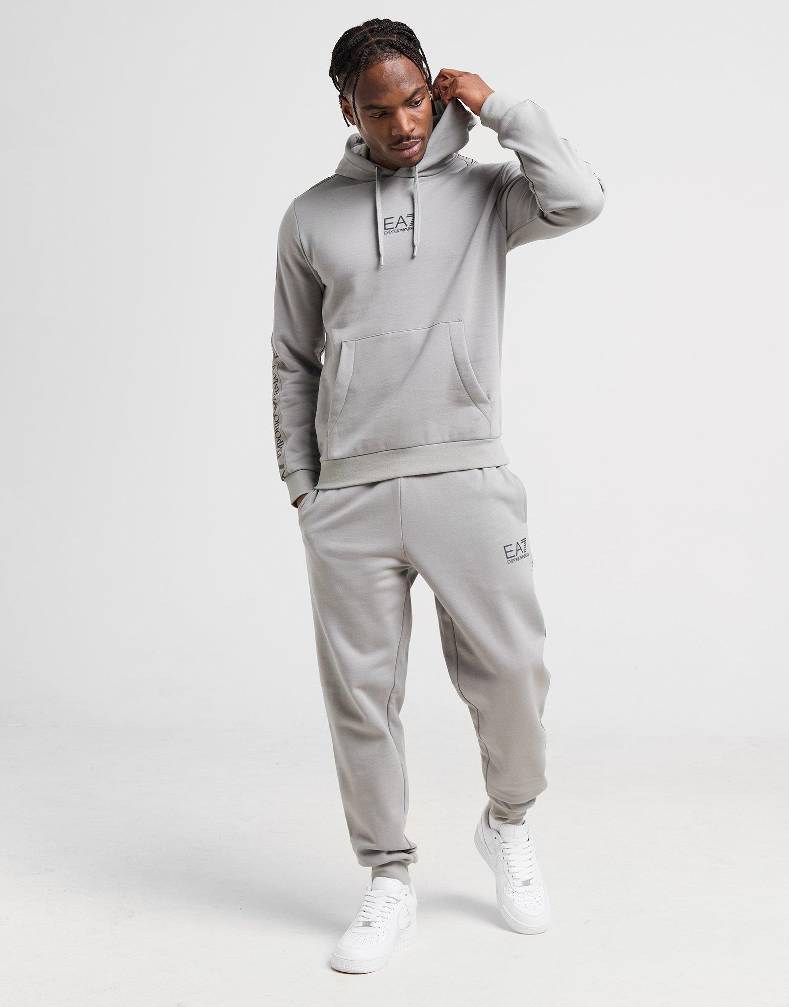 EA7 Emporio Armani Fato de Treino Reflective Logo Hooded