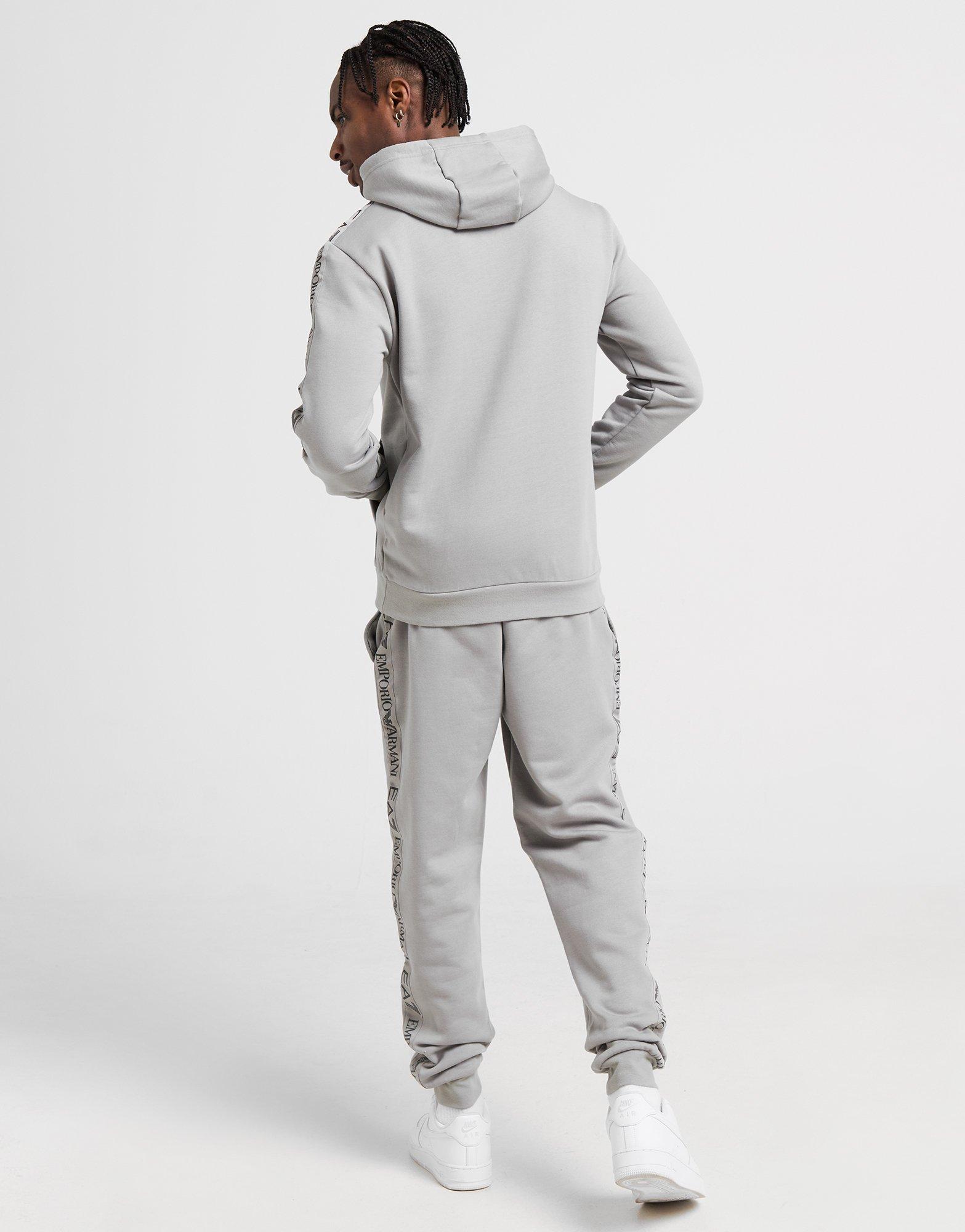 EA7 Emporio Armani Fato de Treino Reflective Logo Hooded