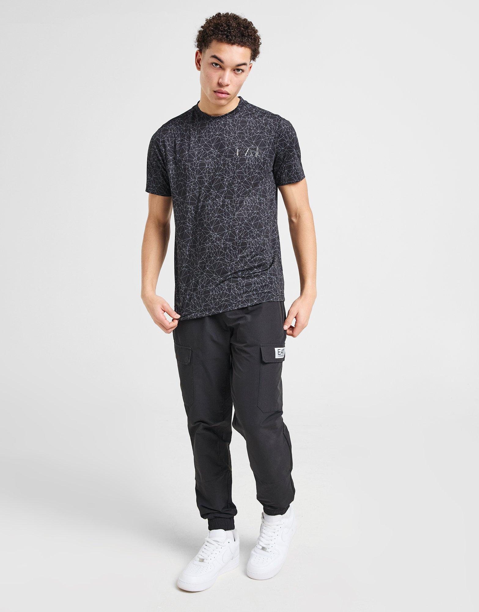 EA7 Emporio Armani Tech All Over Print T-Shirt