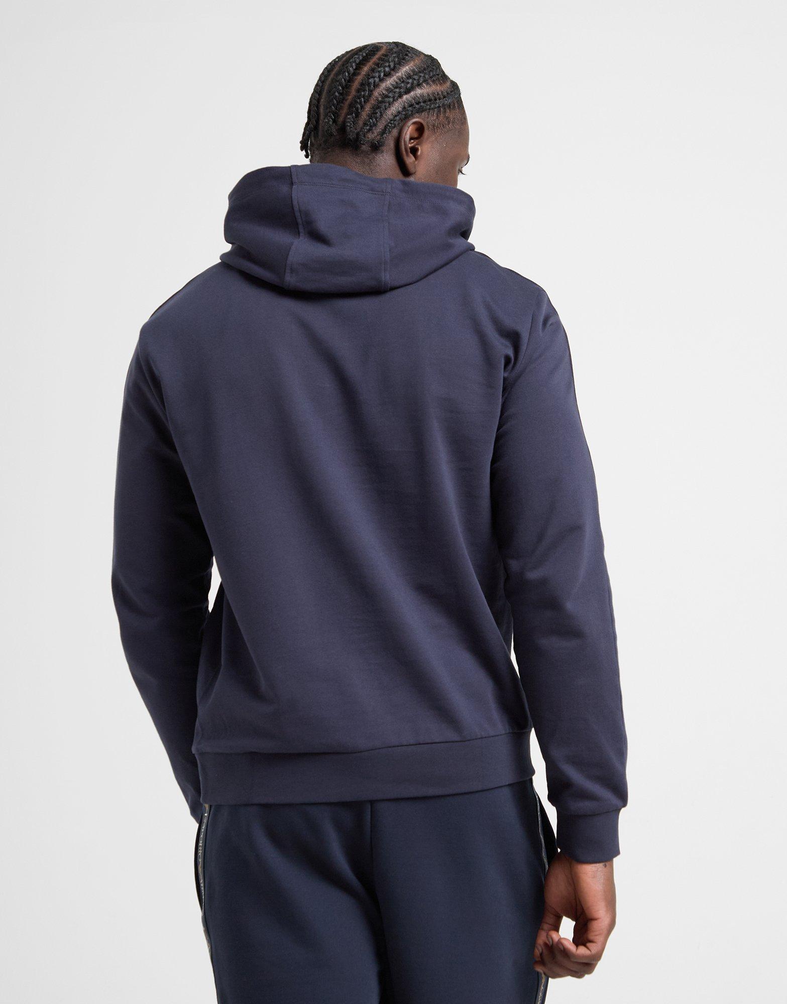 EA7 Emporio Armani Tape Large Logo Overhead Hoodie