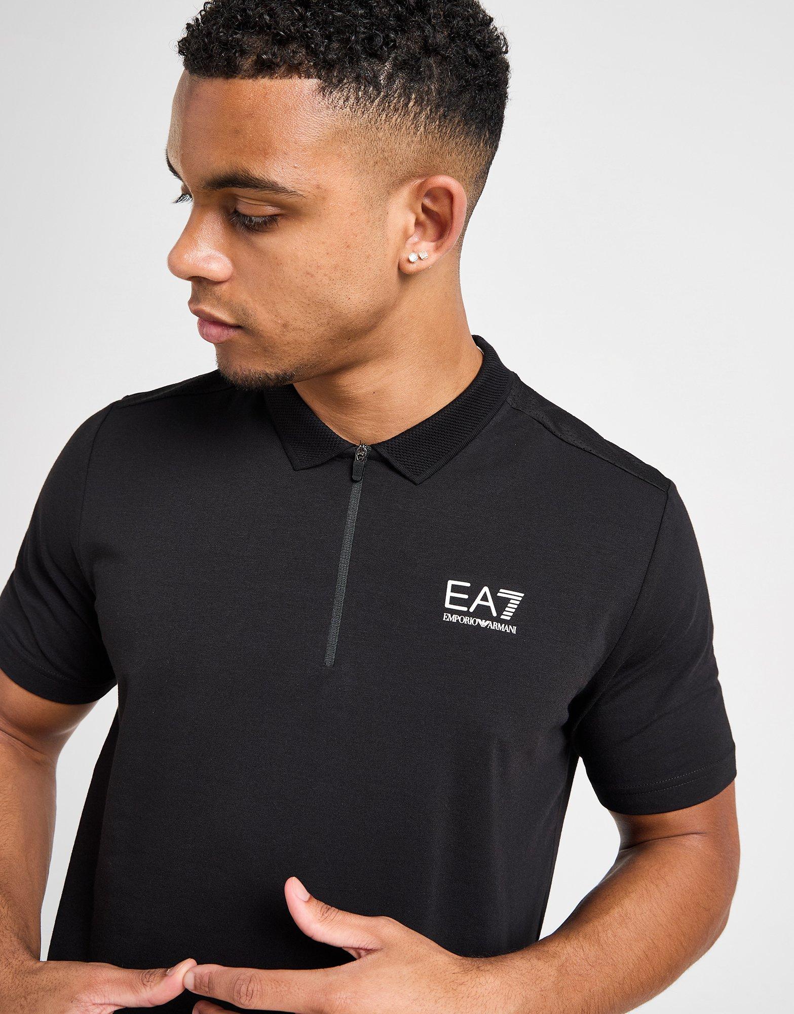 EA7 Emporio Armani Ventus Zipped Poloshirt