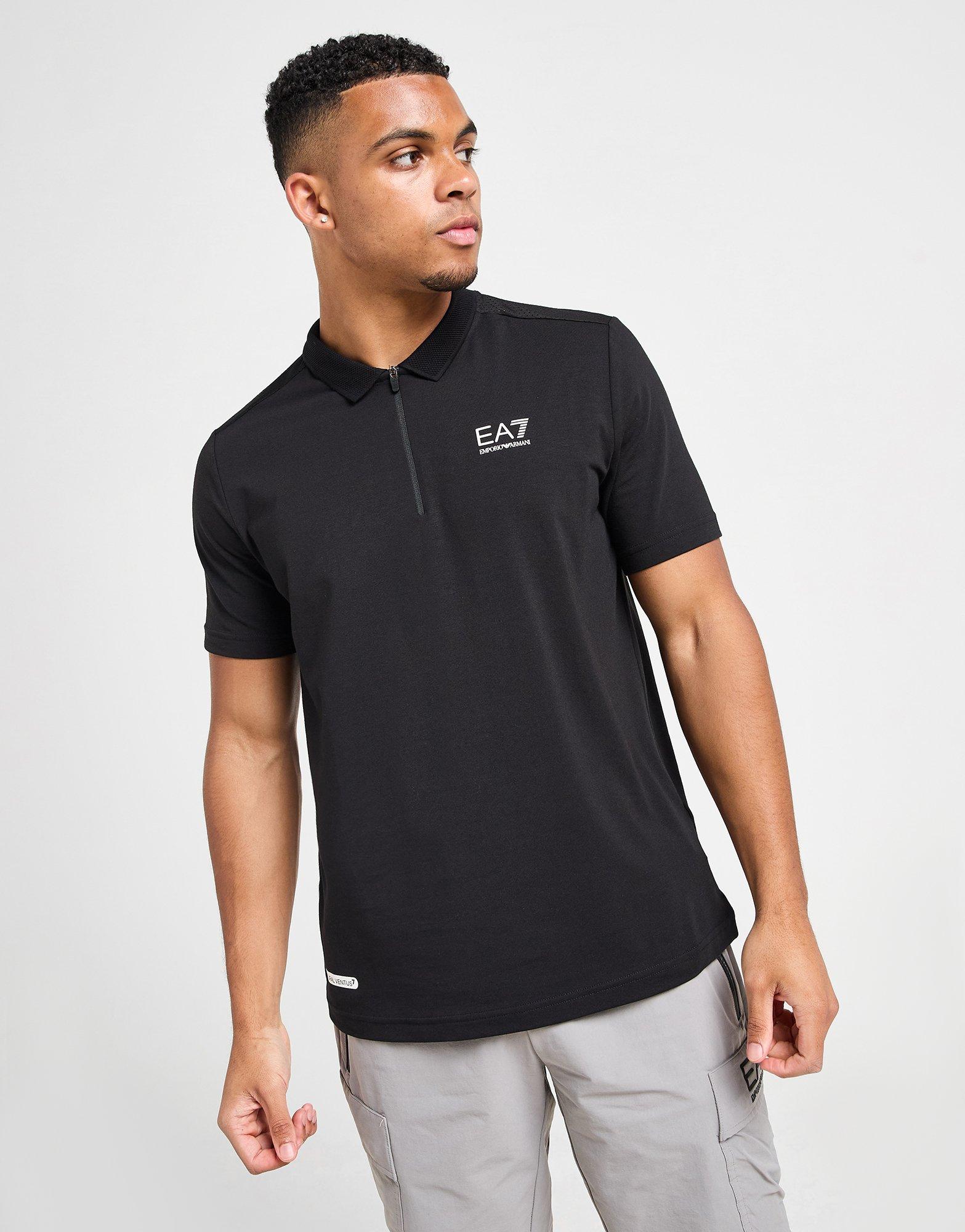 EA7 Emporio Armani Ventus Zipped Poloshirt