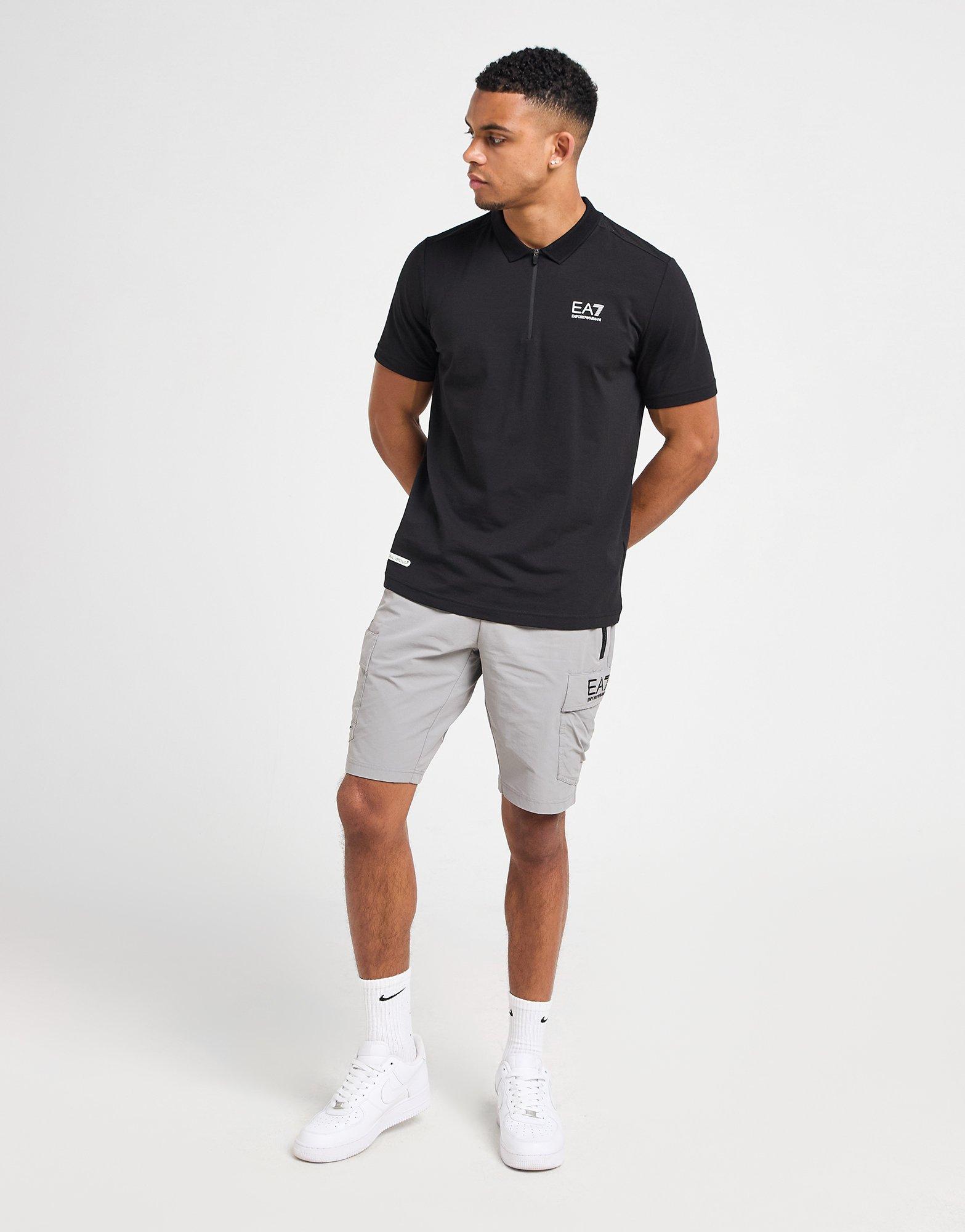 EA7 Emporio Armani Ventus Zipped Poloshirt