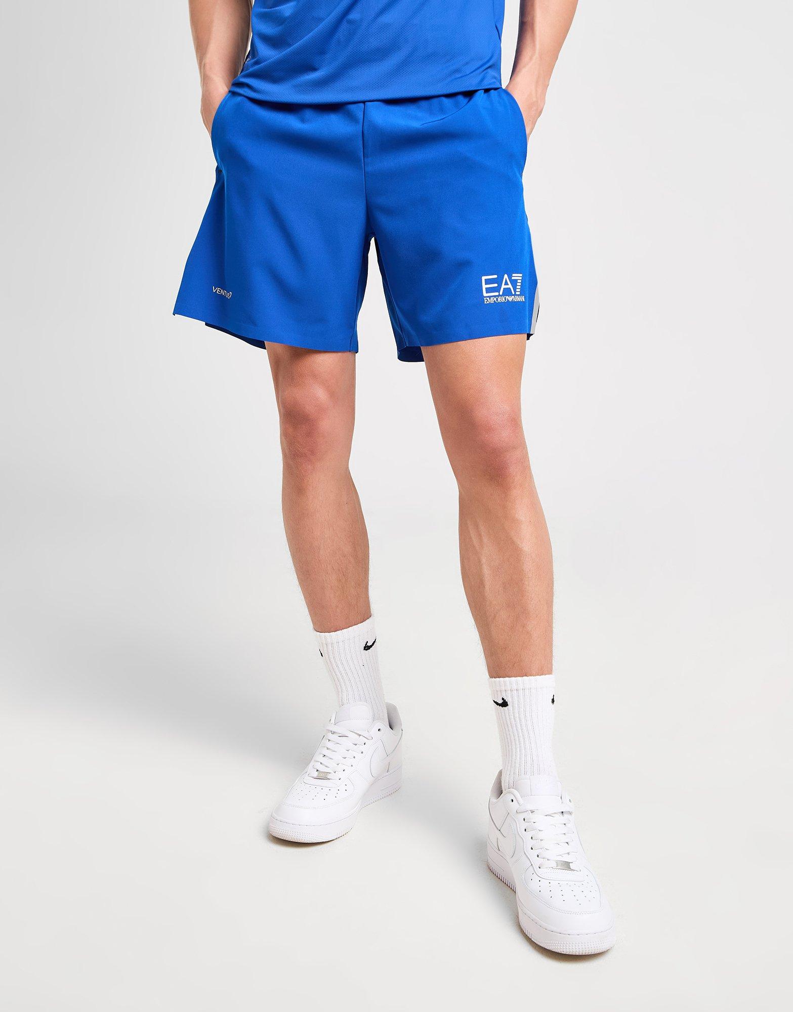 EA7 Emporio Armani Tennis Eagle Poly Shorts