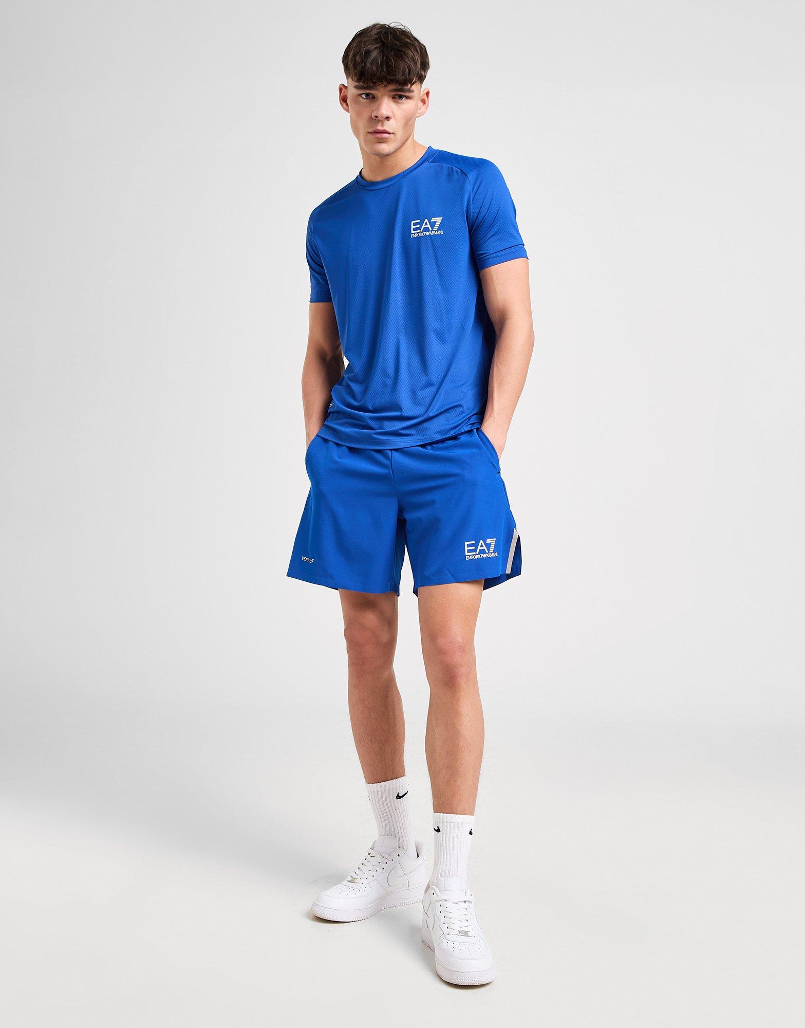 EA7 Emporio Armani Tennis Eagle Poly Shorts