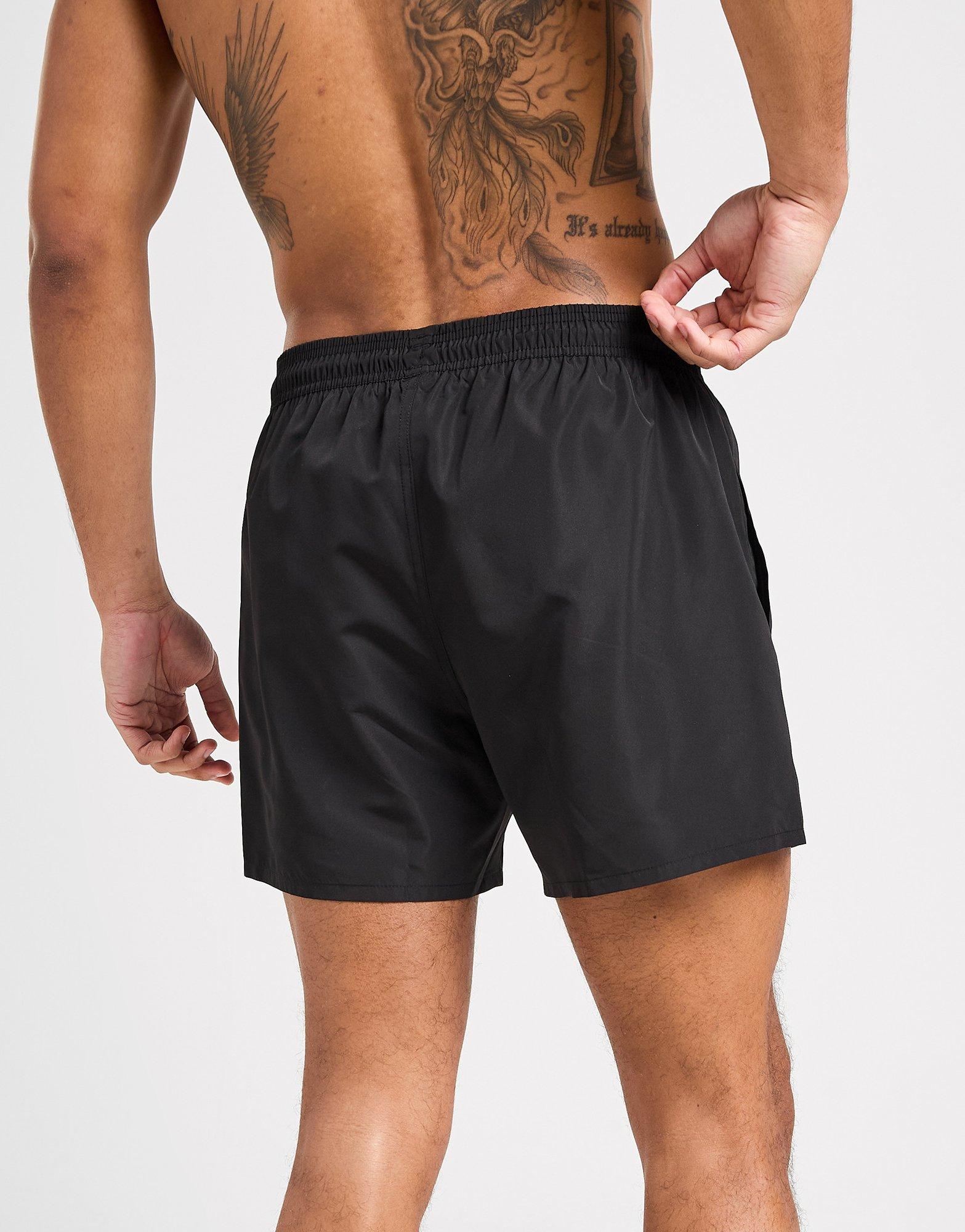 EA7 Emporio Armani Short de bain logo doré