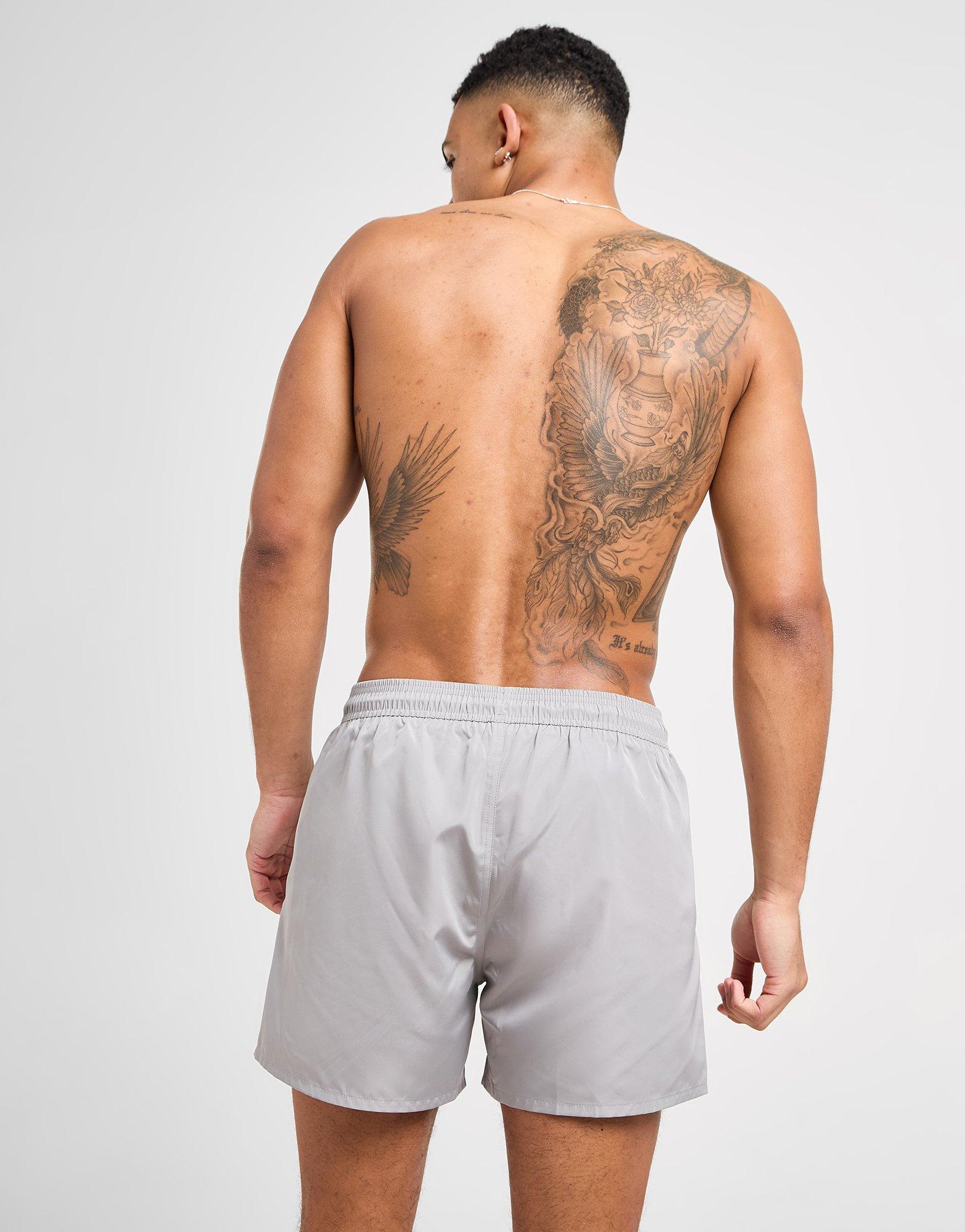 EA7 Emporio Armani Gold Badge Swim Shorts