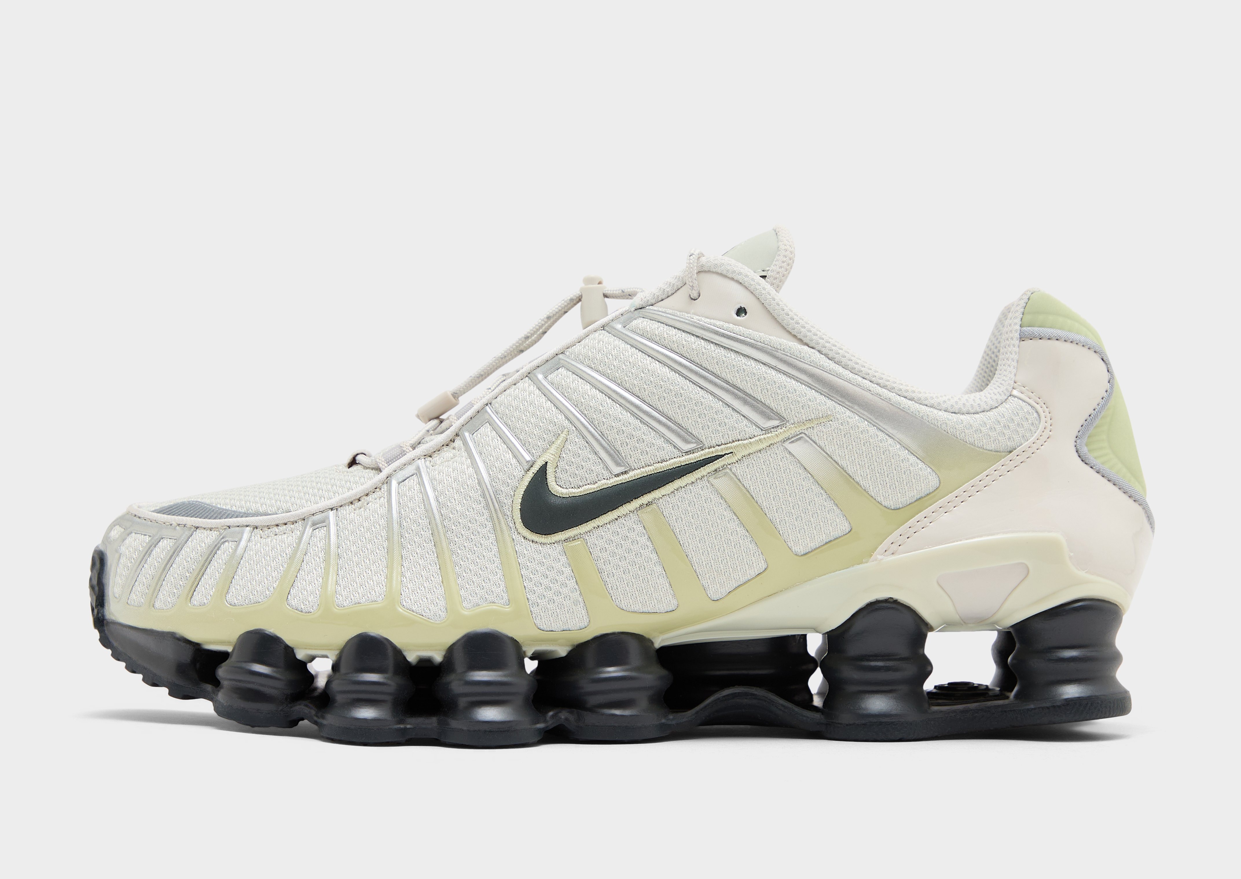 mens grey nike shox