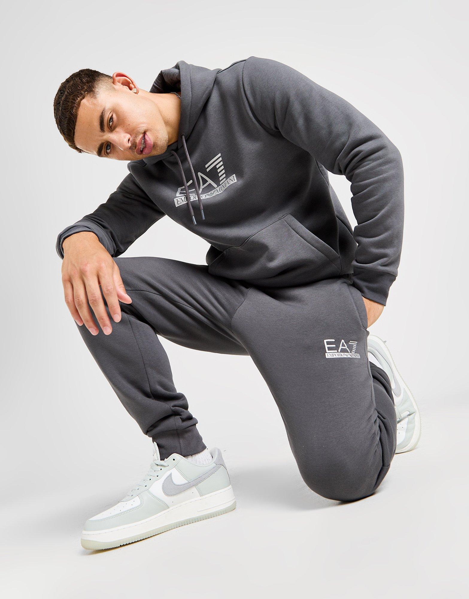 Grey Emporio Armani Ea7 Carbon Logo Joggers Jd Sports Nz