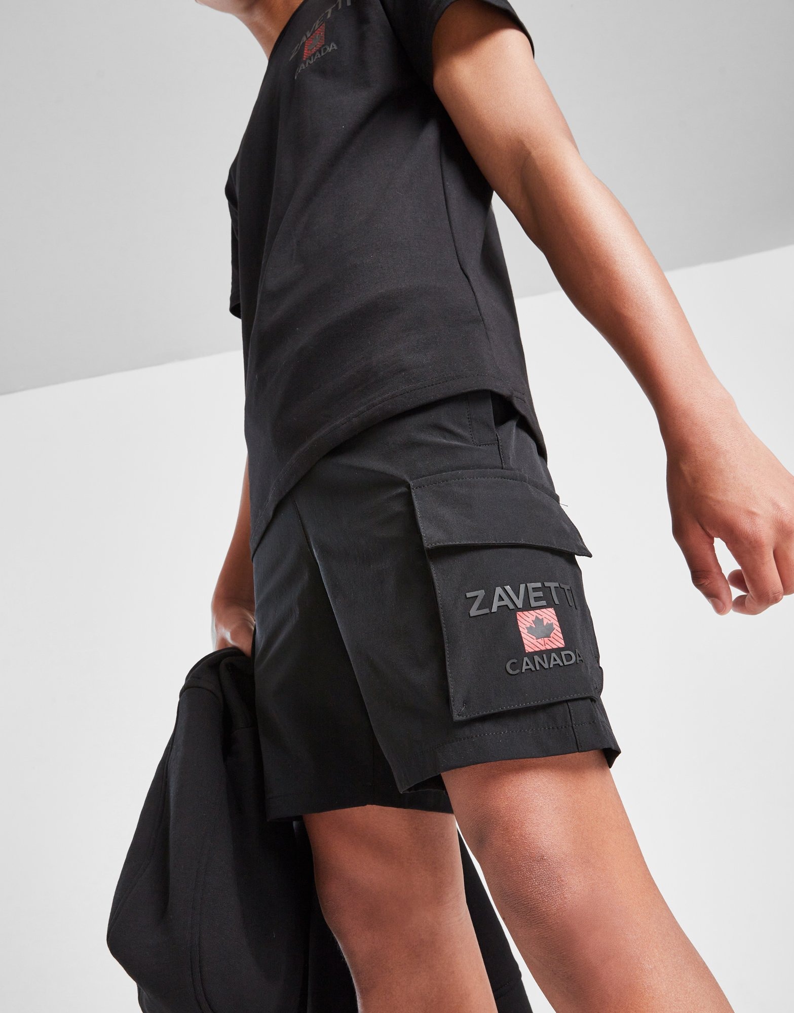 Sports Shorts Joluvi Aure Cargo Black Moutain