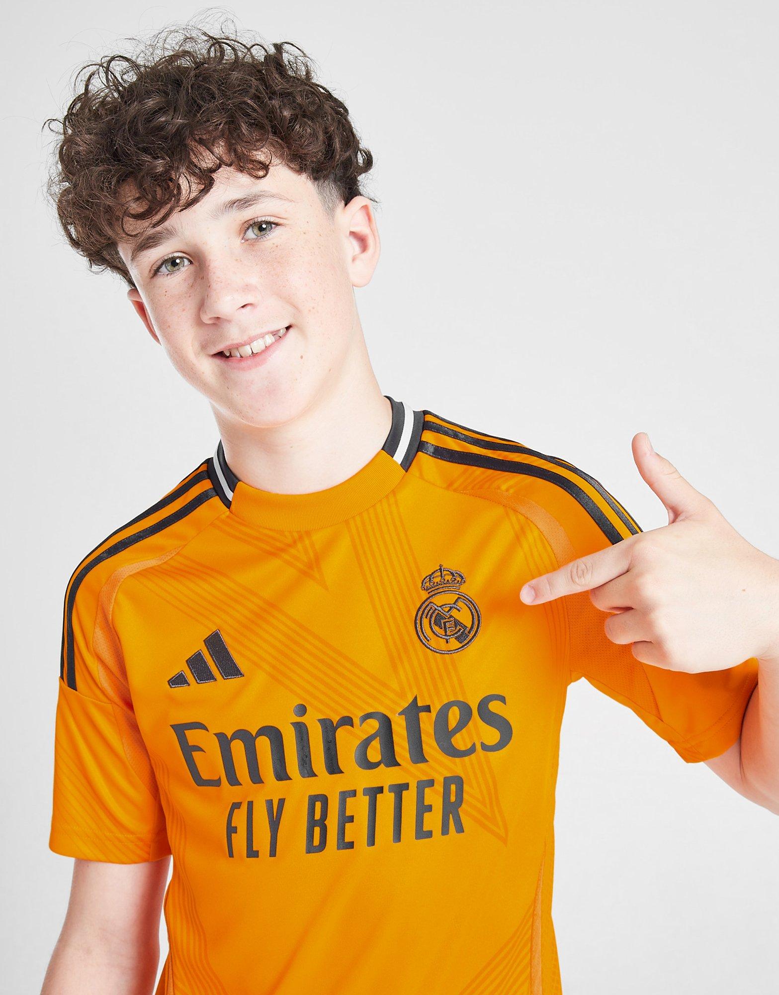 adidas Real Madrid 24/25 Bellingham #5 Away Shirt Junior