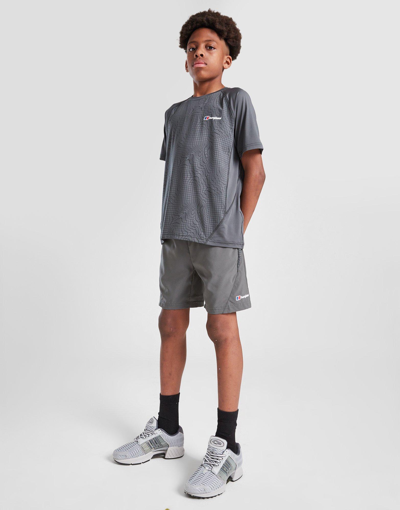 Berghaus All Over Print Grid Shorts Junior