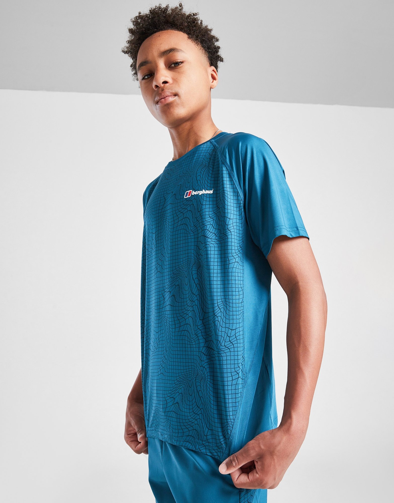 Berghaus All Over Print Grid T-Shirt Junior in - JD Sports Italia
