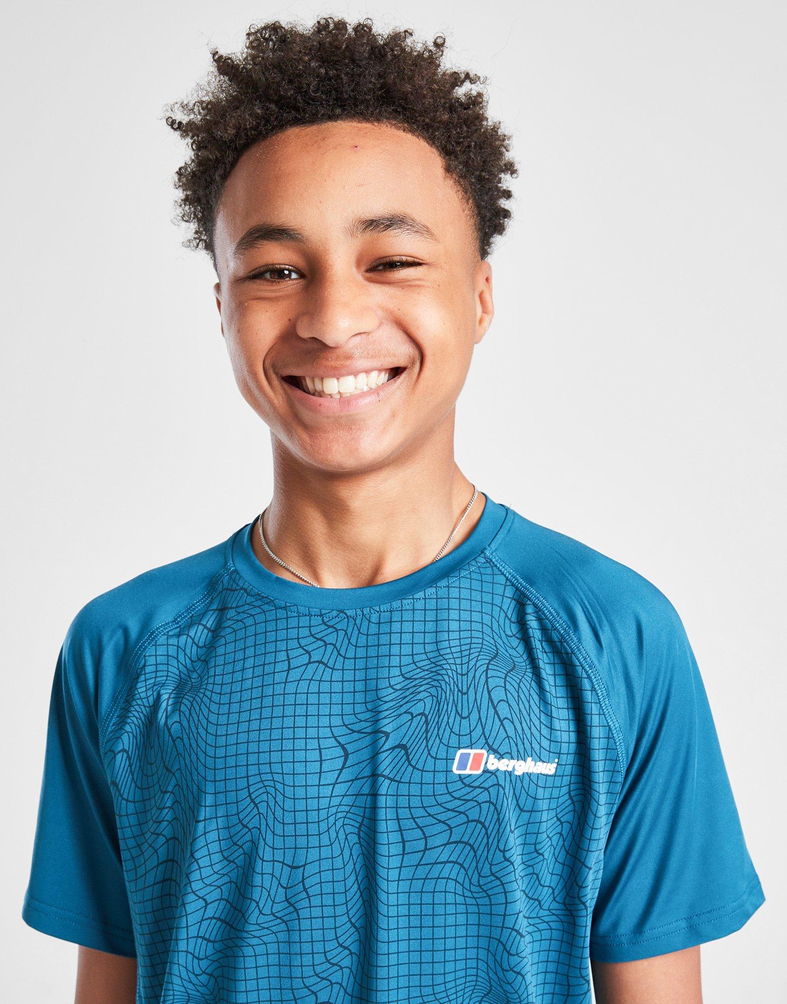Berghaus All Over Print Grid T-Shirt Junior