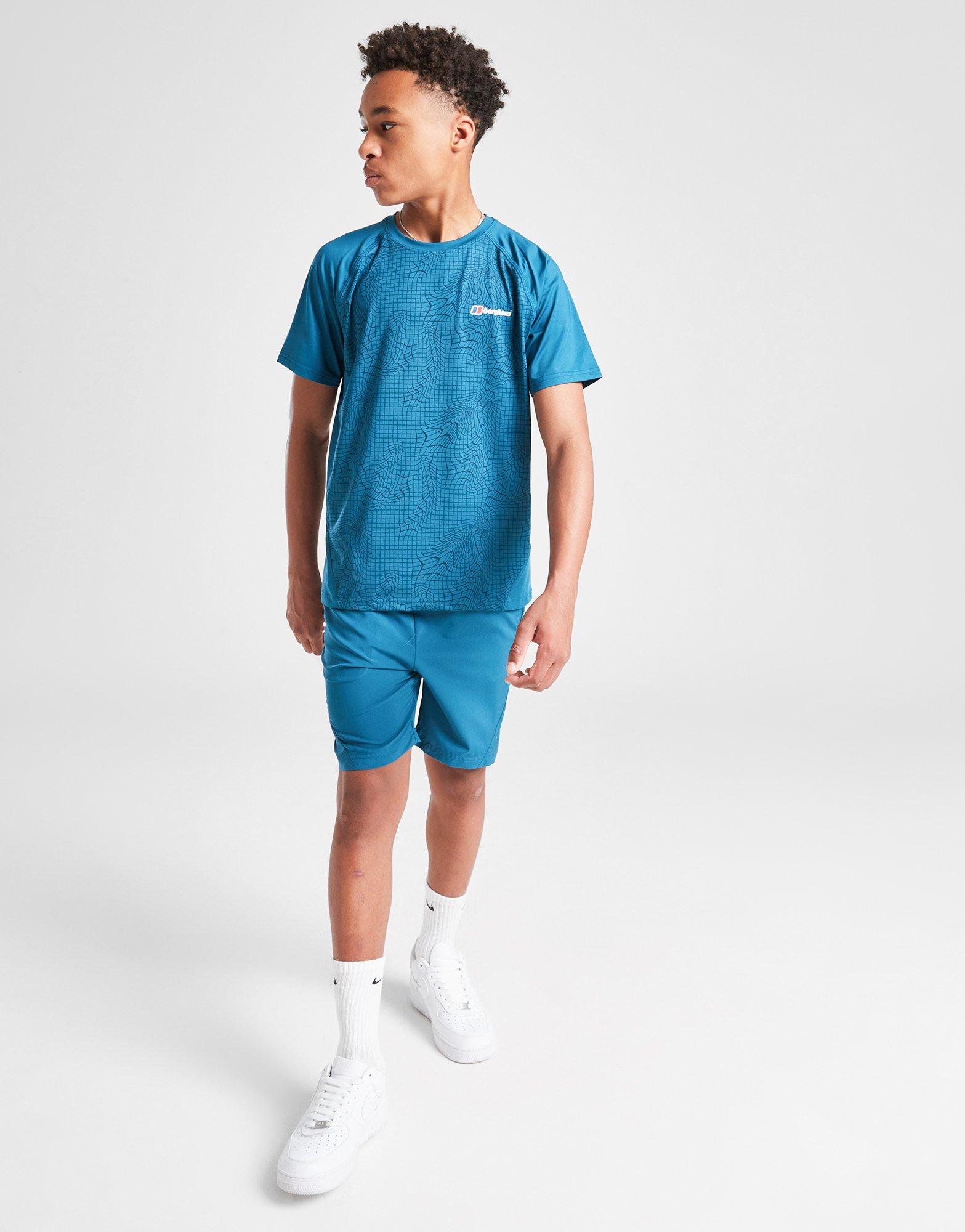 Berghaus All Over Print Grid T-Shirt Junior