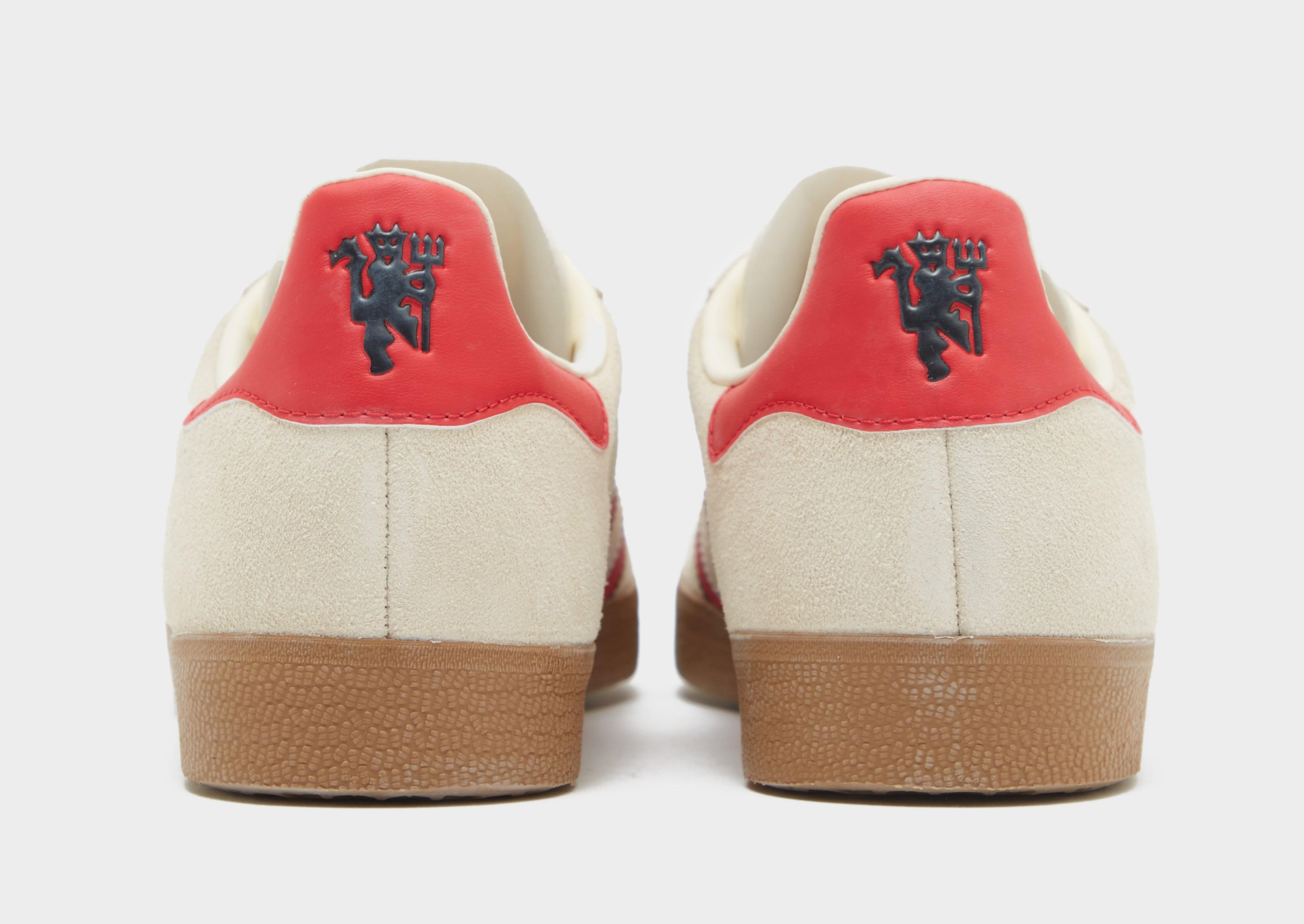 White adidas Originals Gazelle Manchester United - JD Sports White adidas Originals Gazelle Manchester United - JD Sports