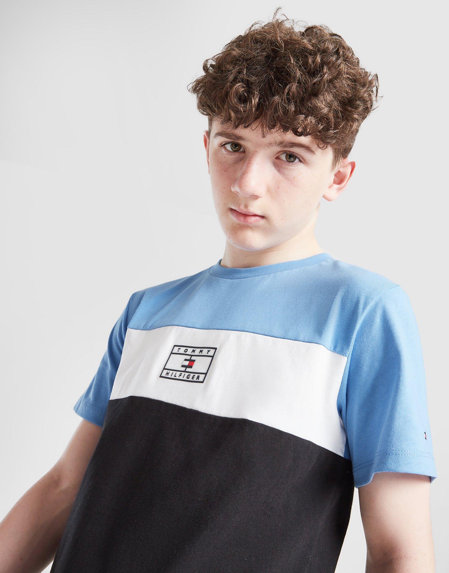 Tommy Hilfiger Colour Block T-Shirt/Shorts Set Junior