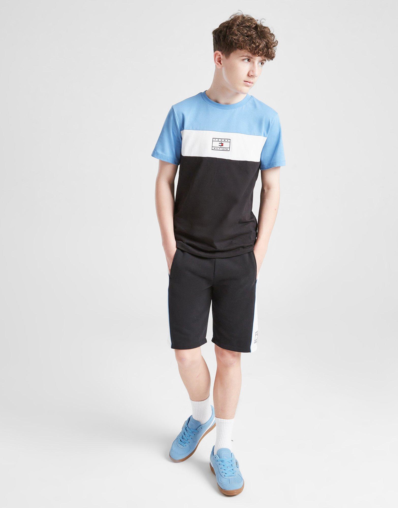 Tommy Hilfiger Colour Block T-Shirt/Shorts Set Junior