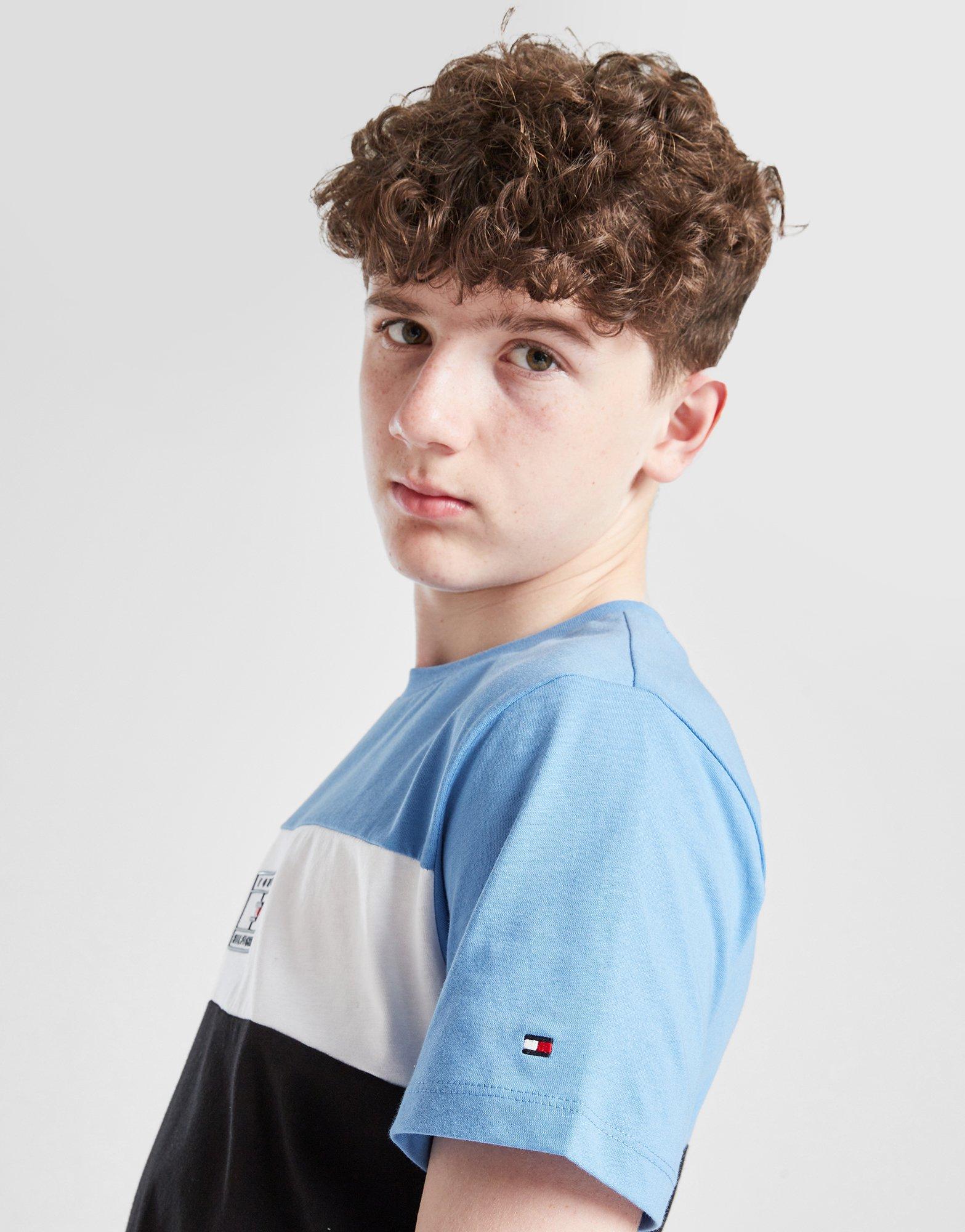 Tommy Hilfiger Colour Block T-Shirt/Shorts Set Junior