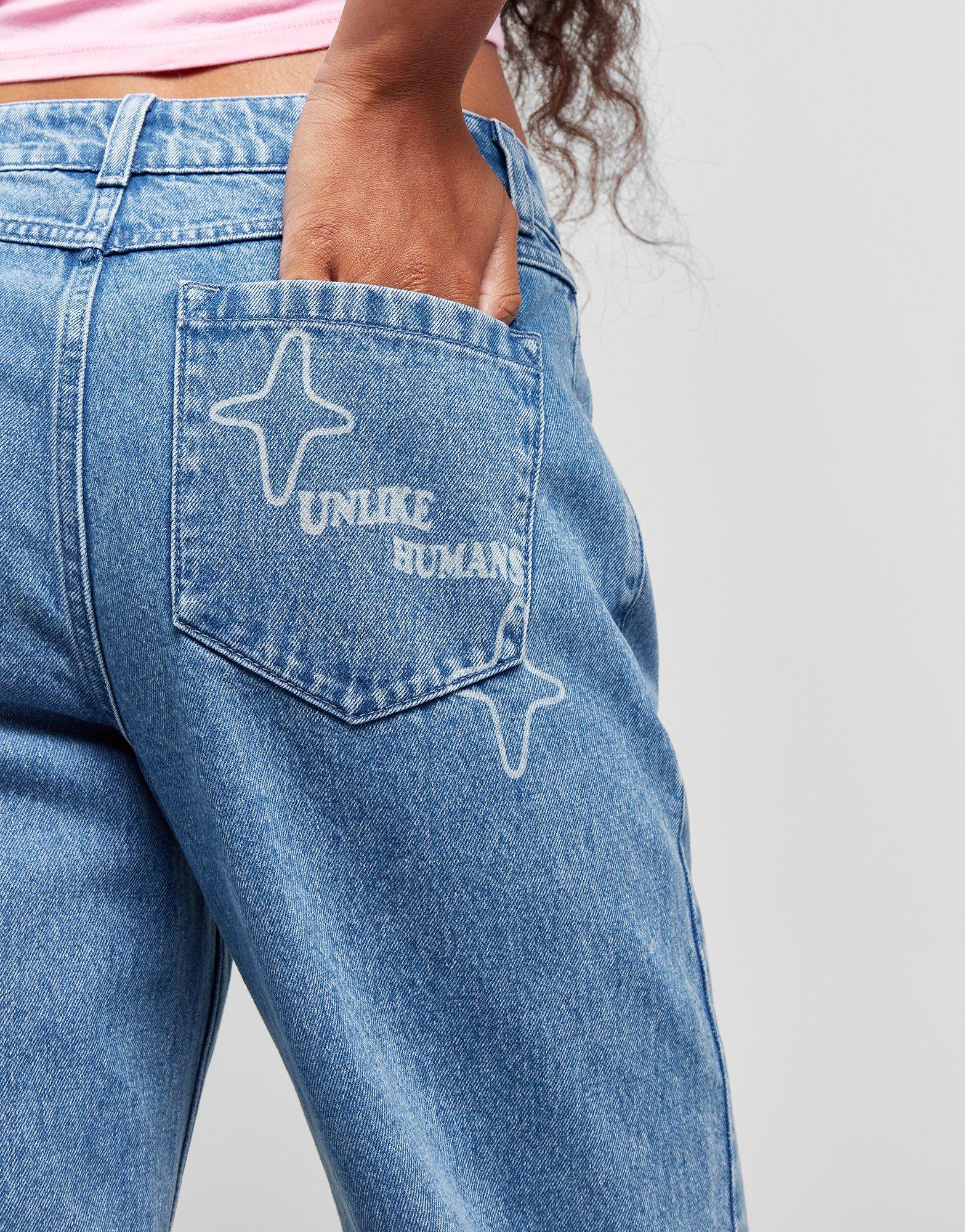 Unlike Humans Mid-Rise Loose Jeans